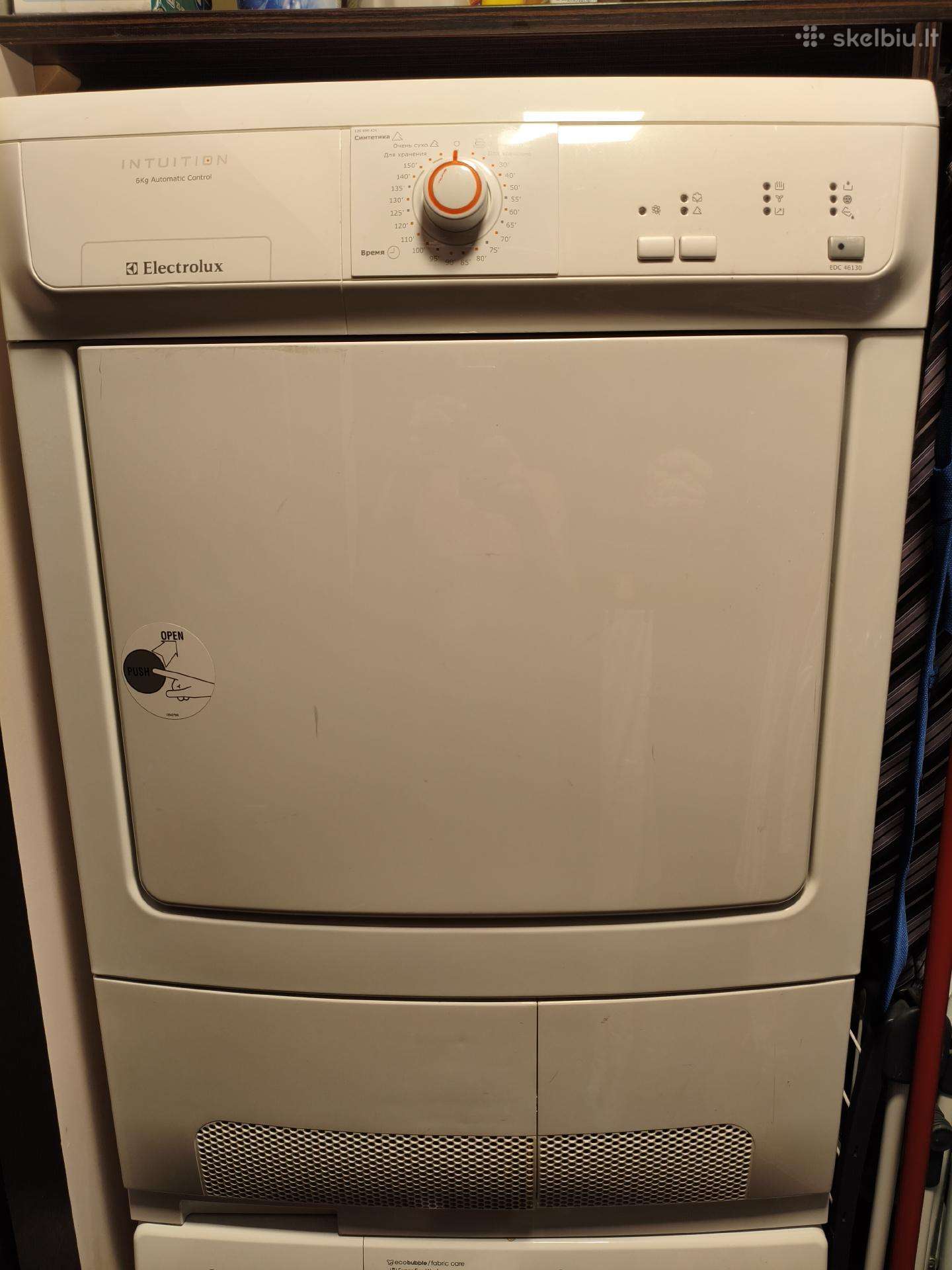 Džiovyklė Electrolux Edc4613, 6kg