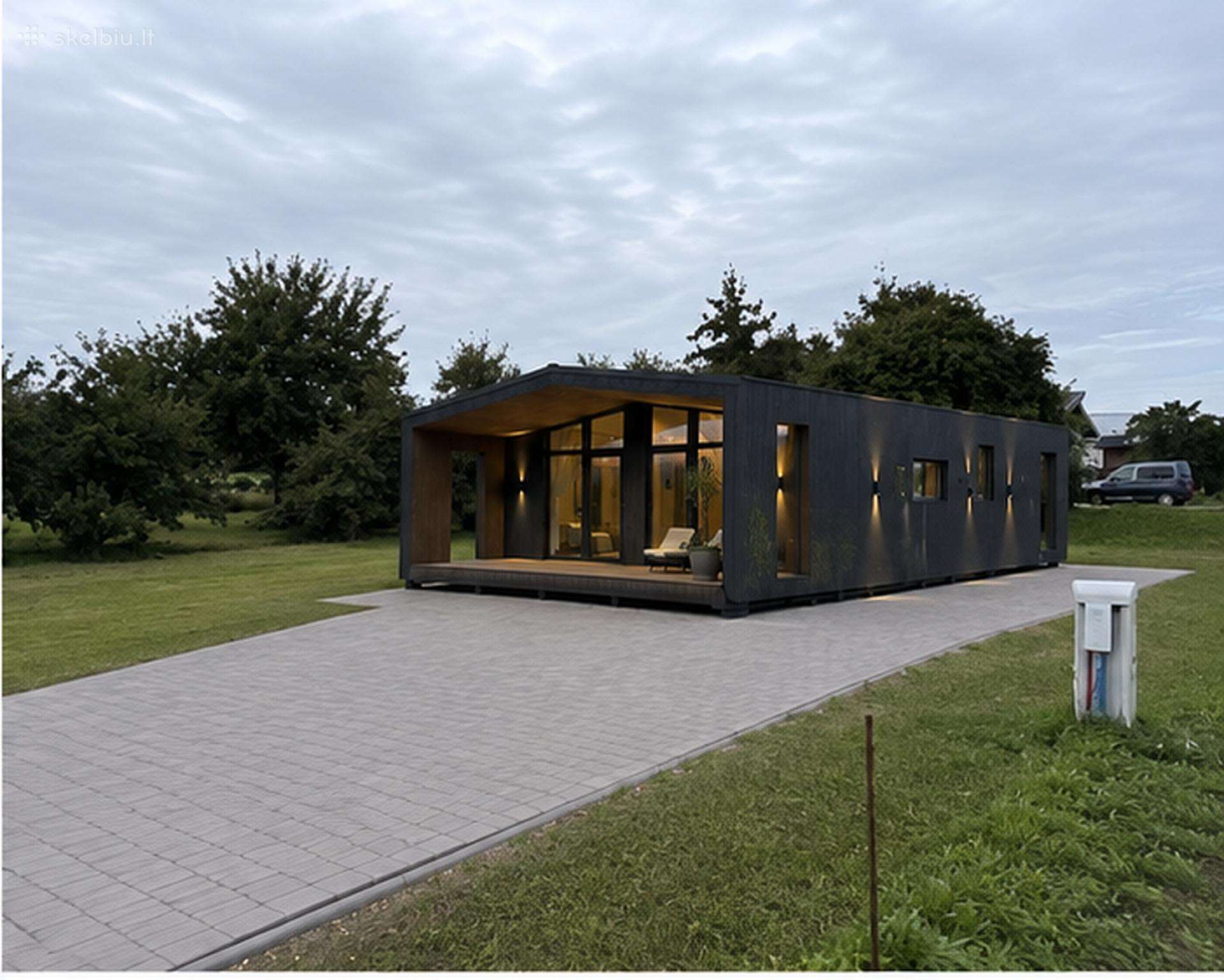 Namas Vėžaičių miestelio centre!
