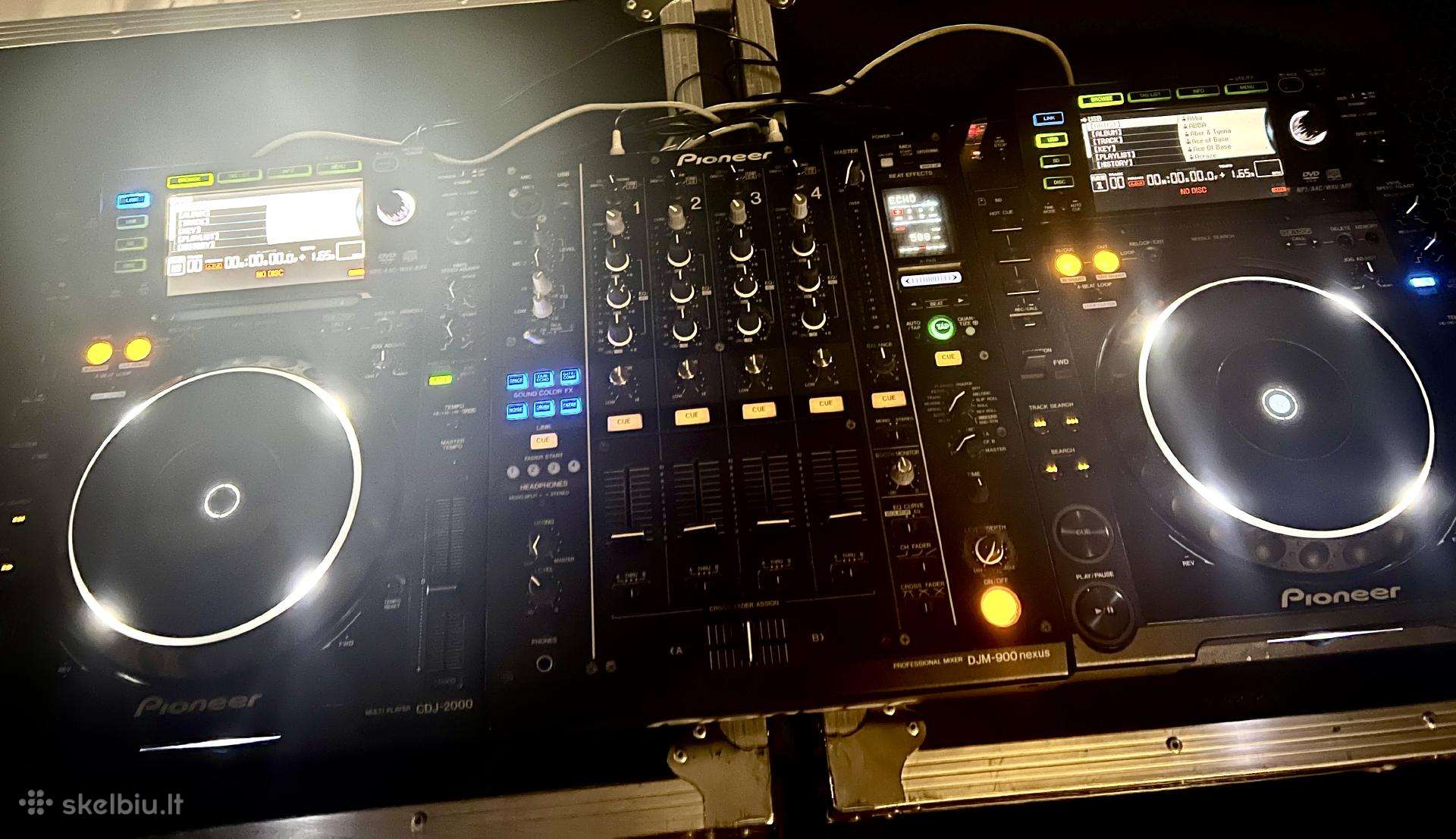 Pioneer Djm 900 nxs + Cdj 2000 komplektas