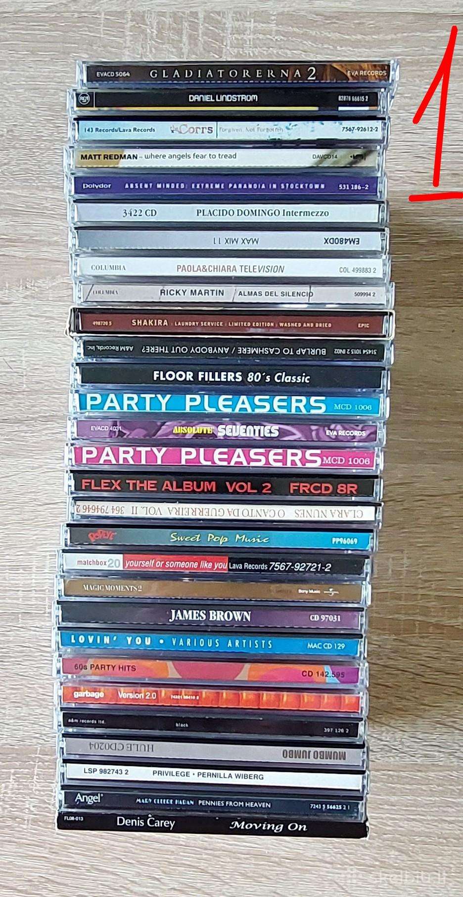 Originalūs CD. Trys Lotai po 10€. Klaipeda