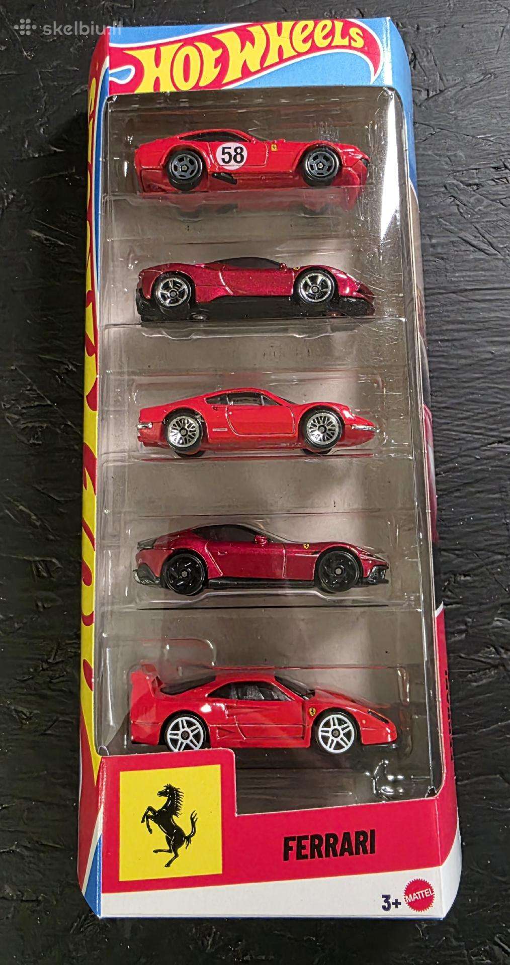 Hot Wheels Ferrari 5-pack