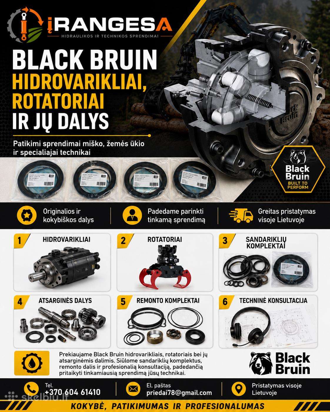 Black Bruin Varikliai