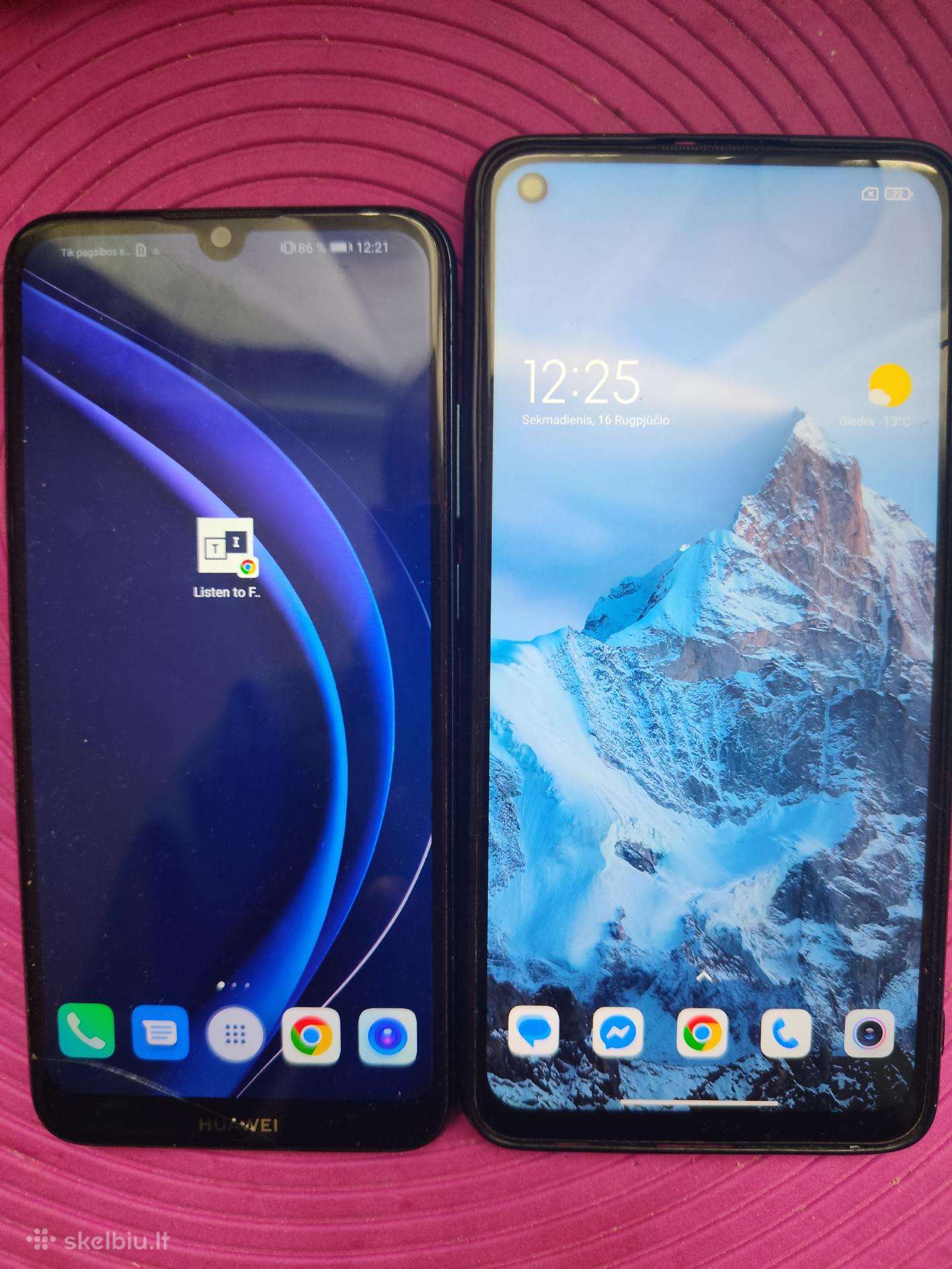 Parduodu Huawei Y6 2019 ir Redmi note 9