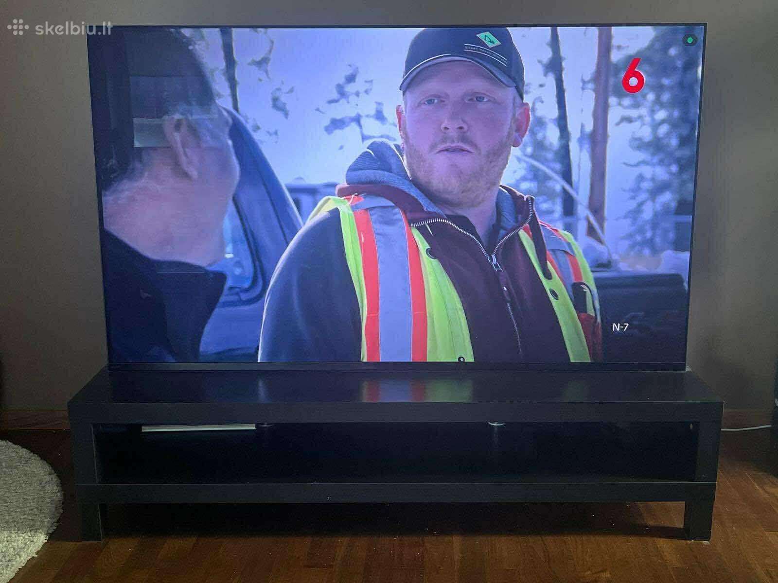 TV staliukas tamsiai rudos spalvos Ikea Lack