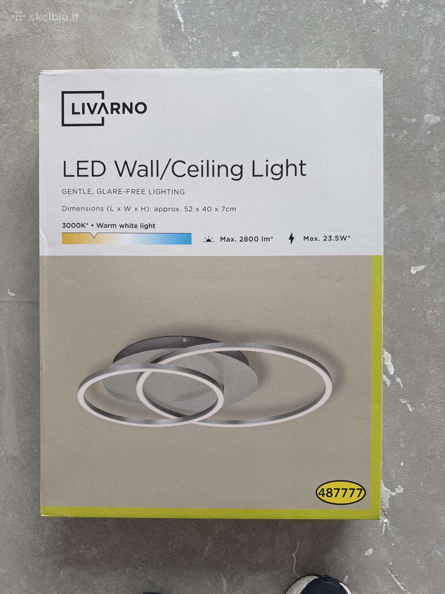 Nauji, lubiniai LED šviestuvai