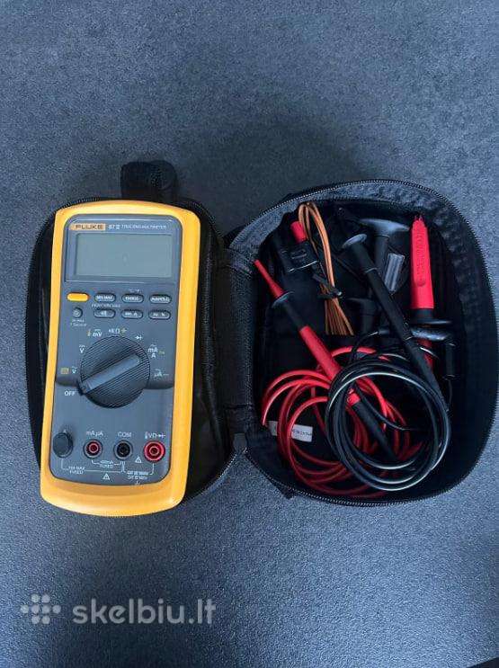 Fluke 87v True Rms multimetras su priedais