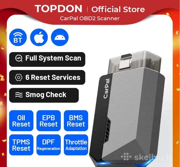 Diagnostinis testeris Topdon Carpal Obd2