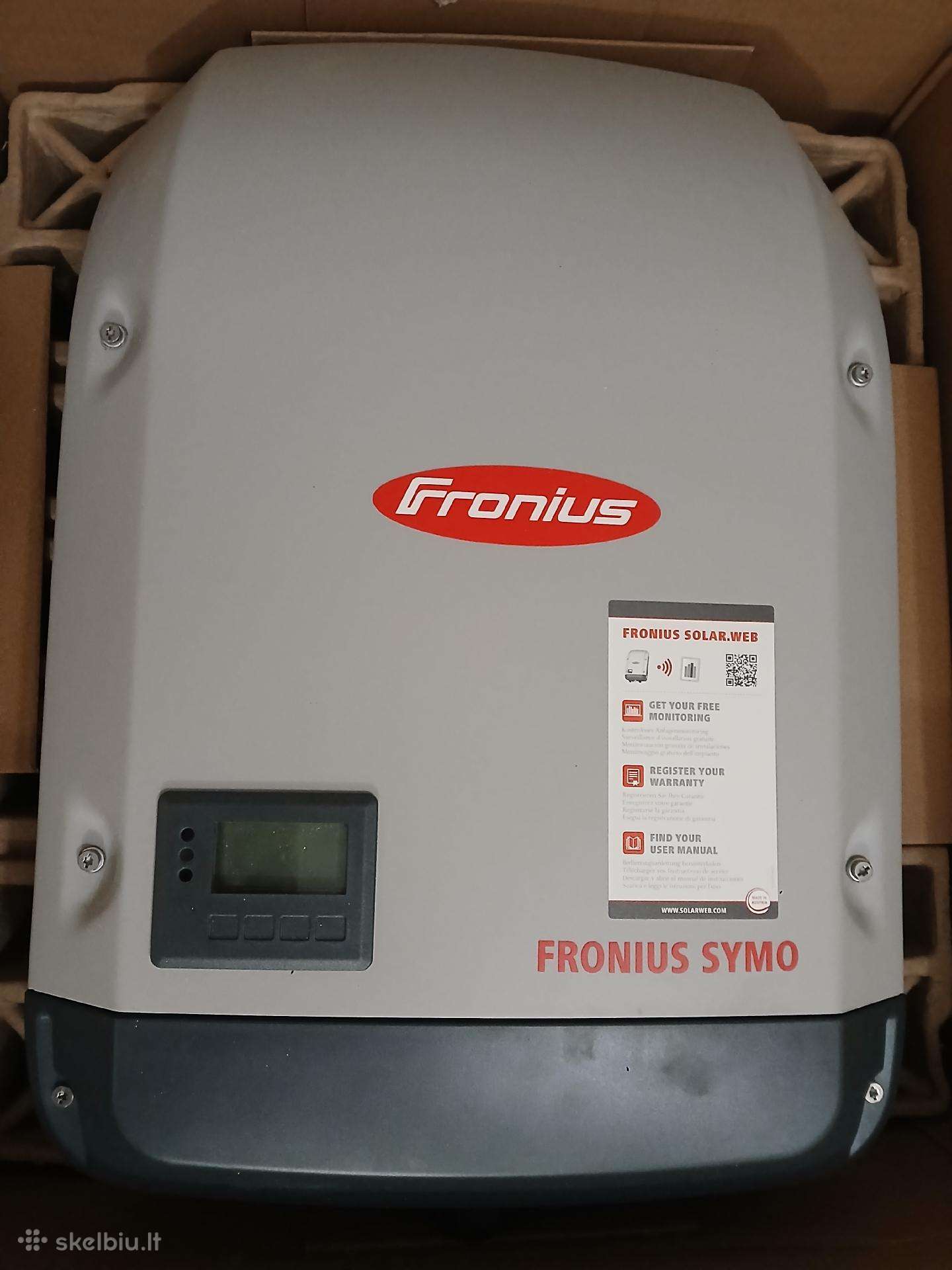 Saulės elektrinės inverteris Fronius symo 5.0-3-m