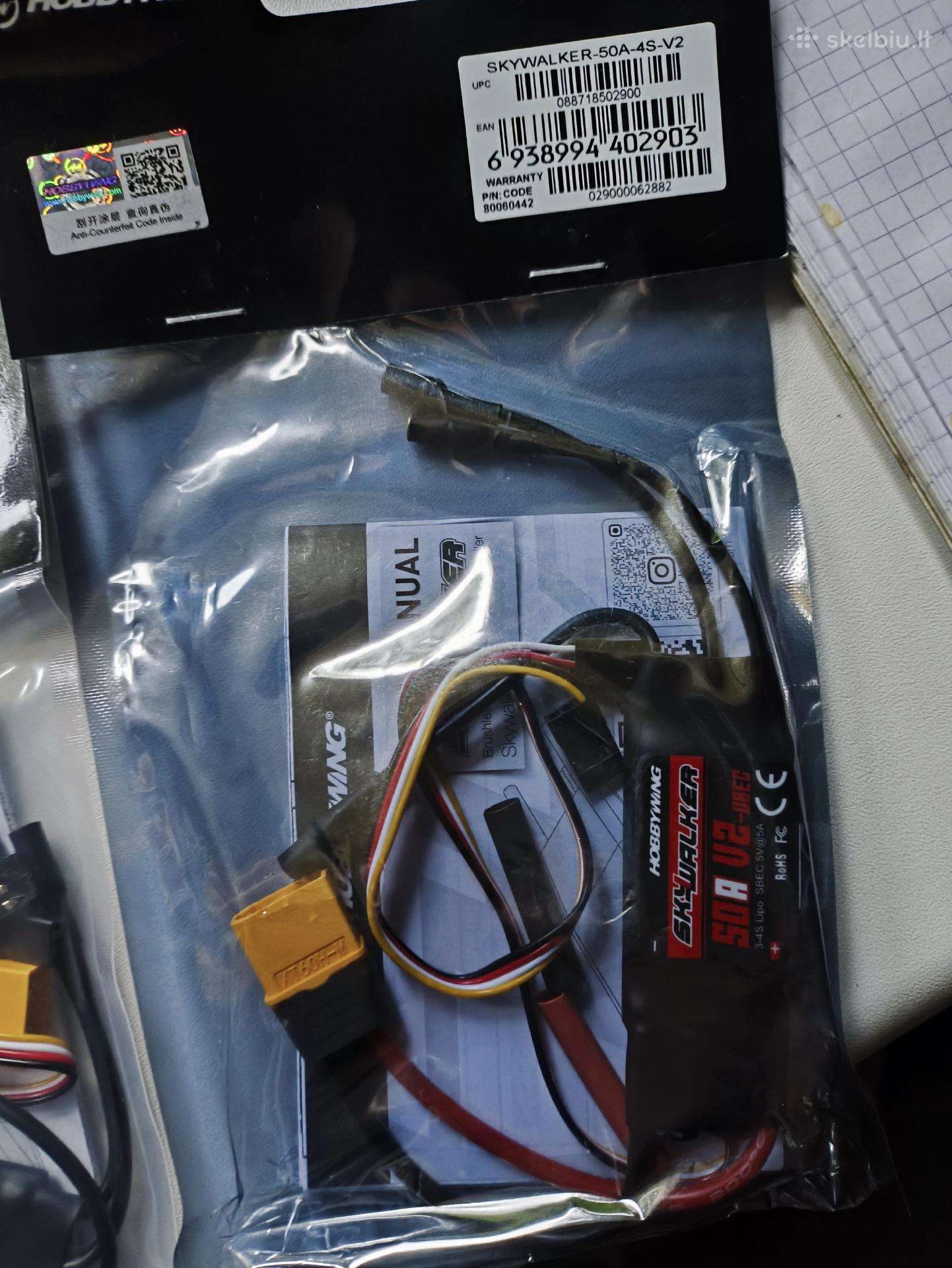 Hobbywing Skywalker lektuvo esc
