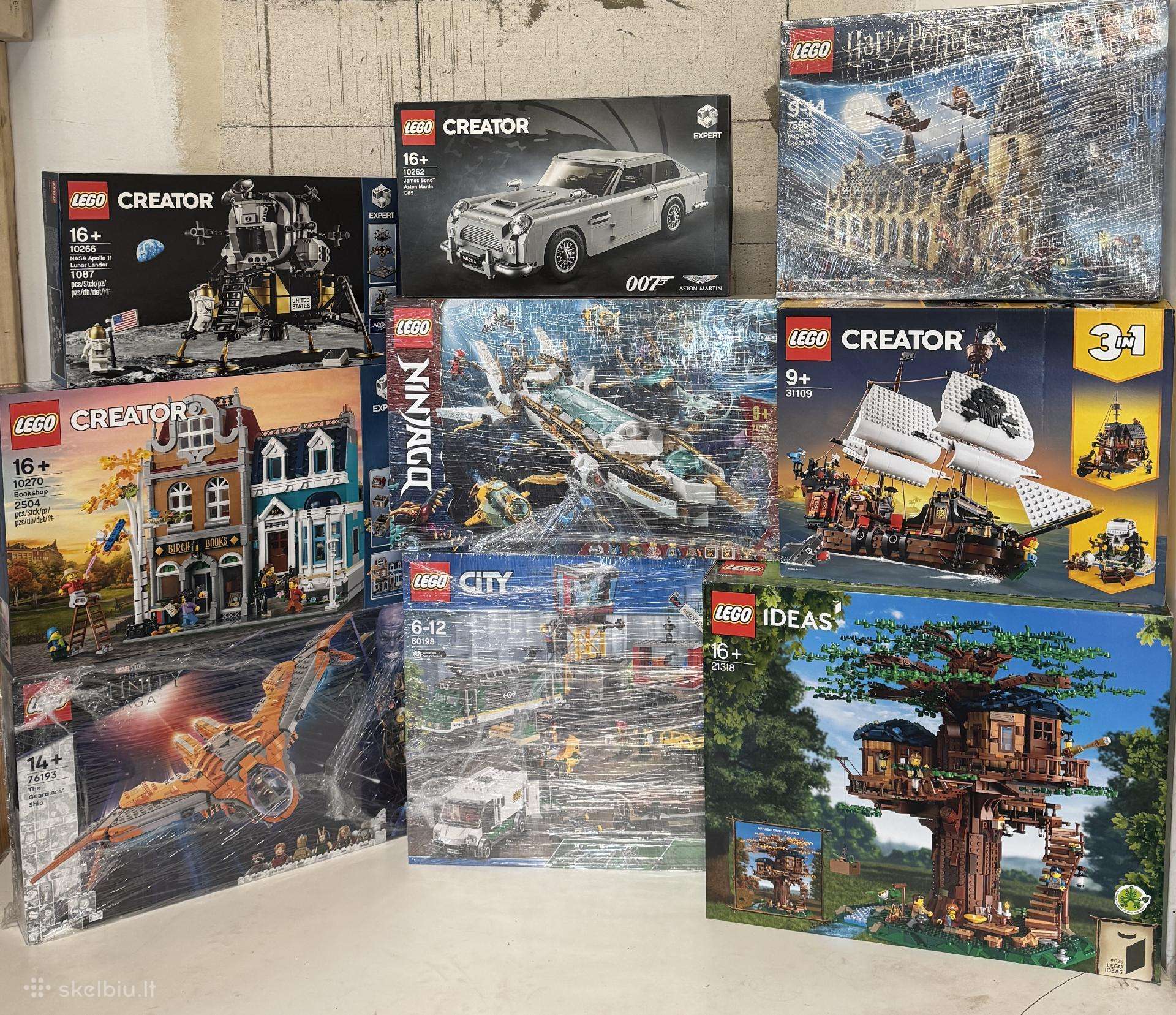 Lego Speed shampios 75895 76193 Technic 42082 kiti