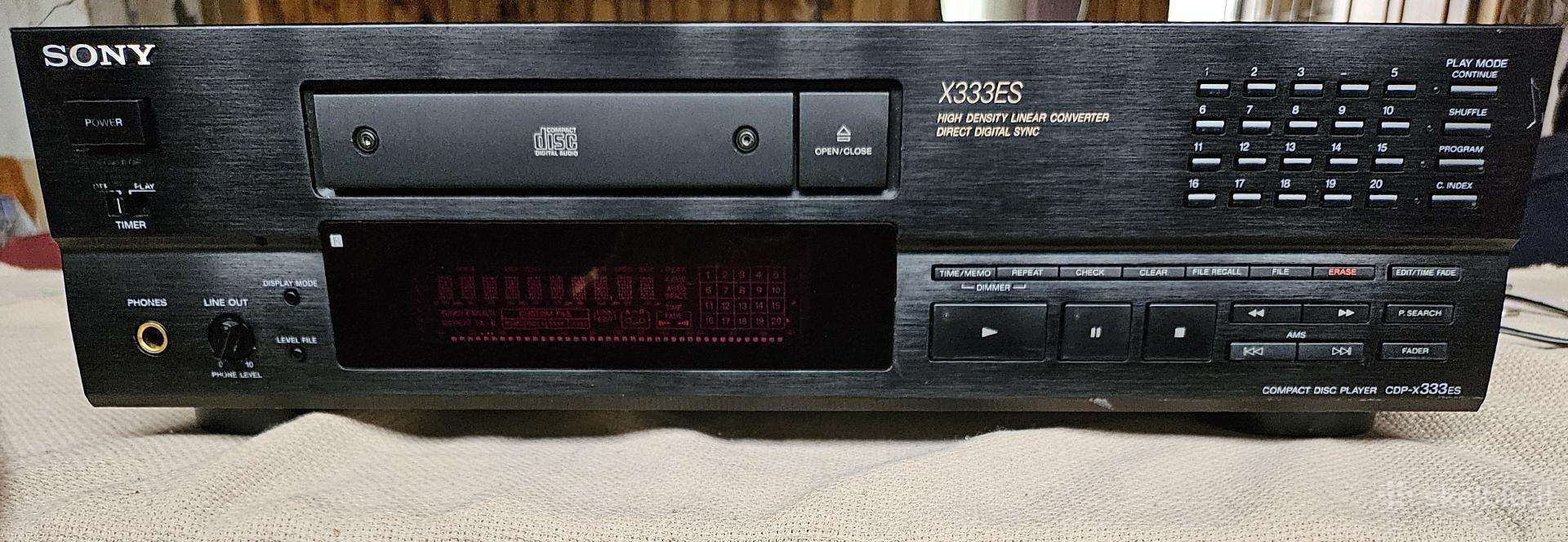 Parduodu CD grotuvą Sony Cdp-x333es