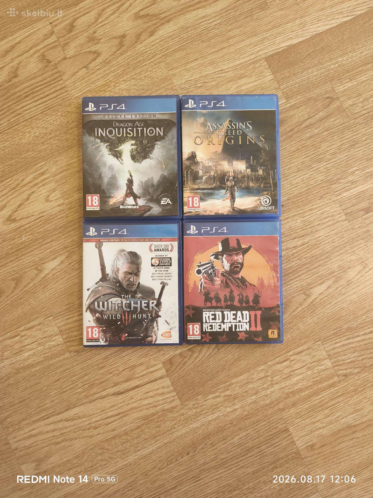 Parduodu/mainau geros būklės ps4 žaidimus