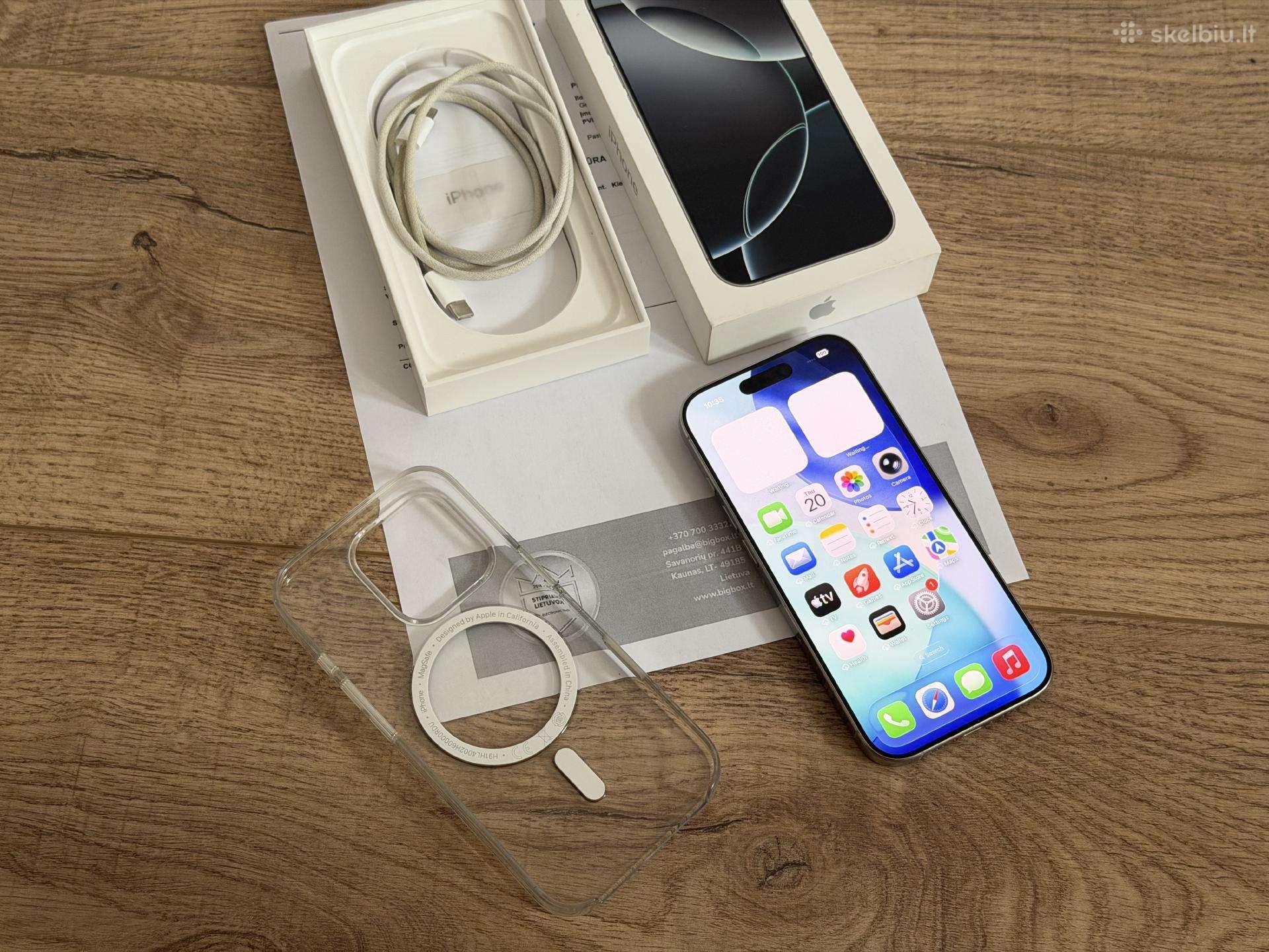 iPhone 16 pro 128gb titanium su garantija