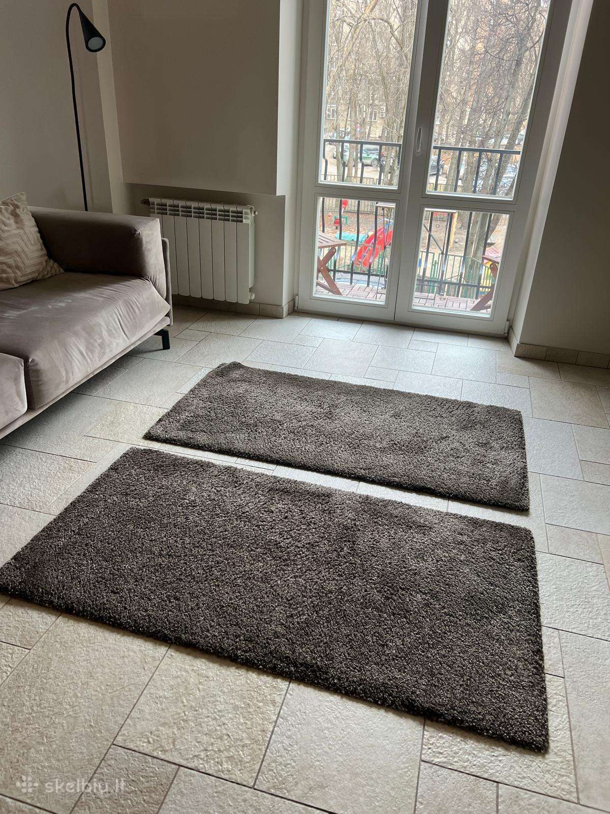 Šviesiai rudas Ikea Adum kilimas 80x150 cm