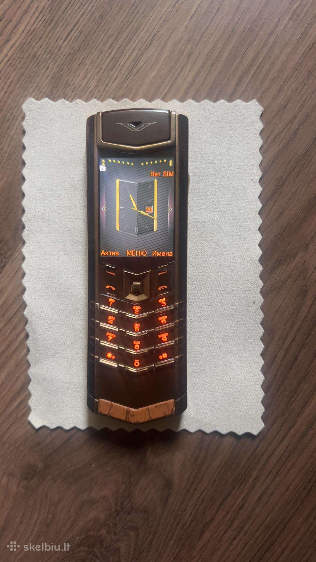 Originalus Vertu Signature S Rm-266v – Made in Eng