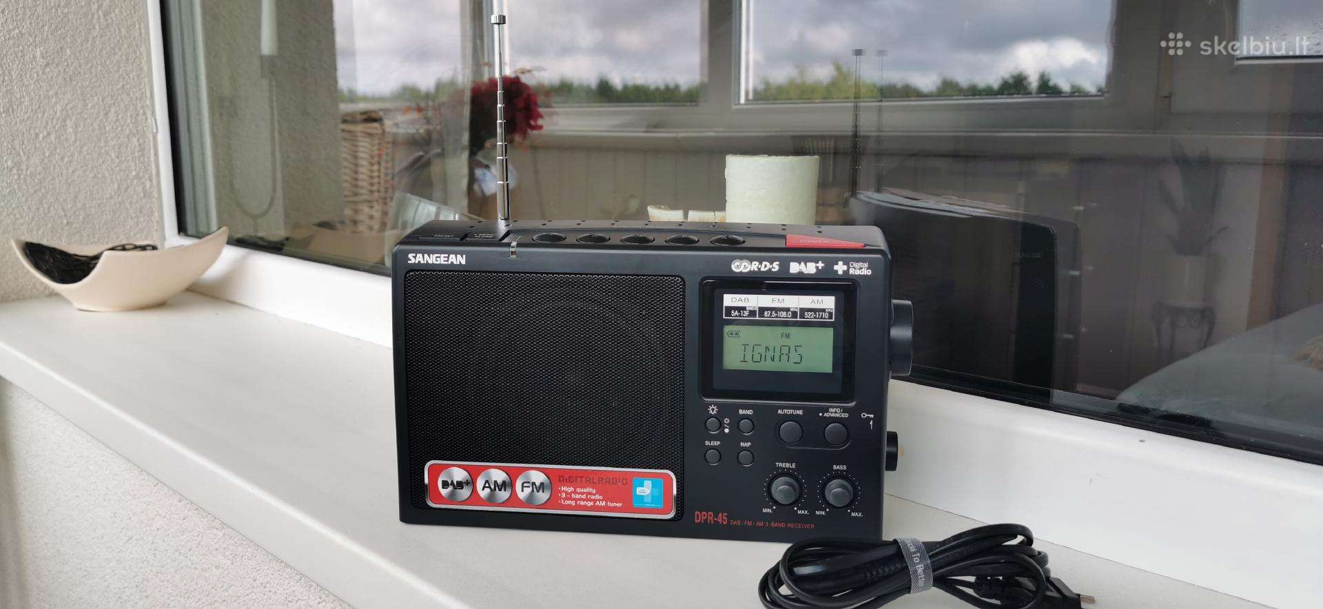 Sangean Dpr-45 Fm Rds/mw/dab/dab+ Radijo Imtuvas