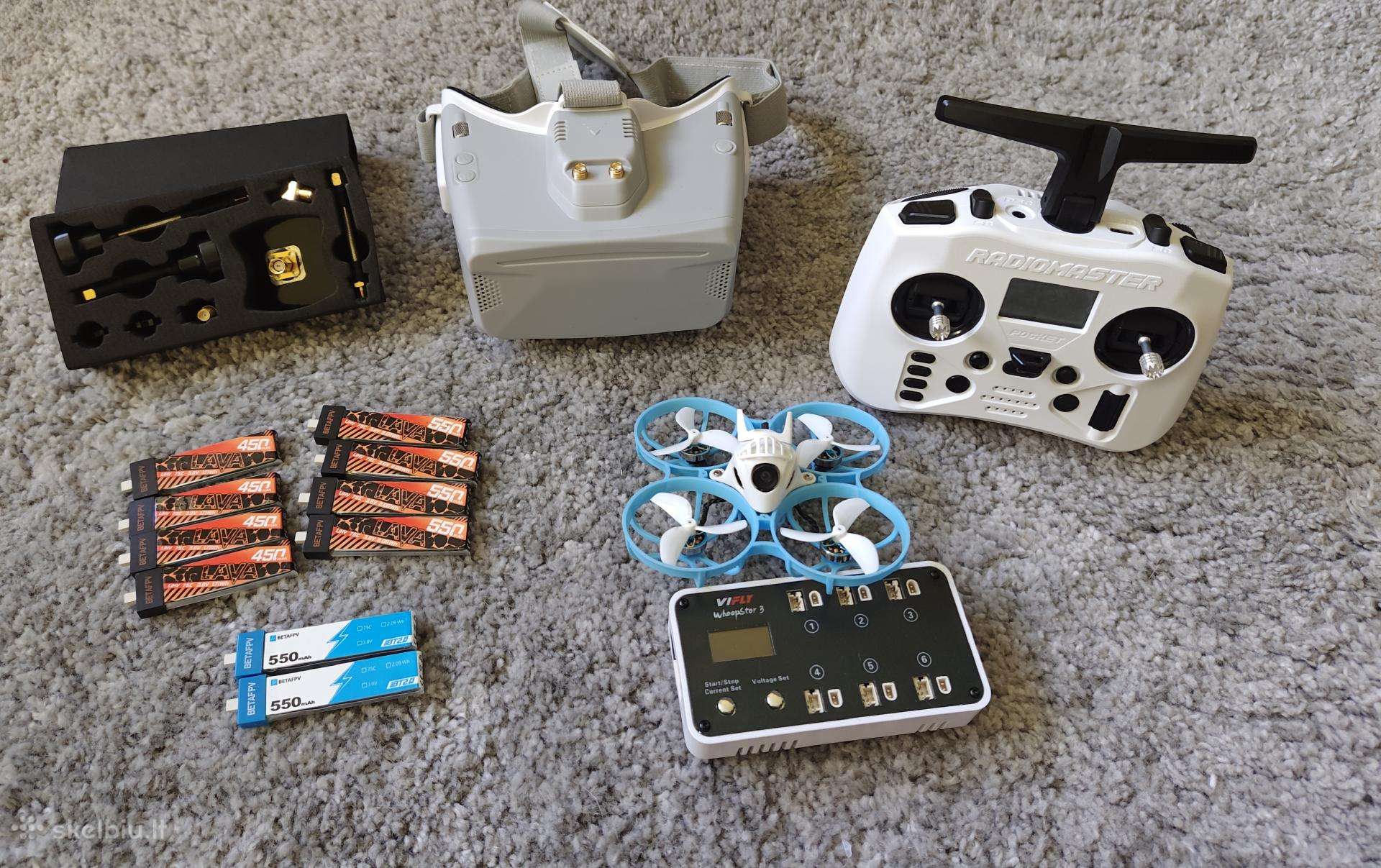 Fpv whoop drono komplektas