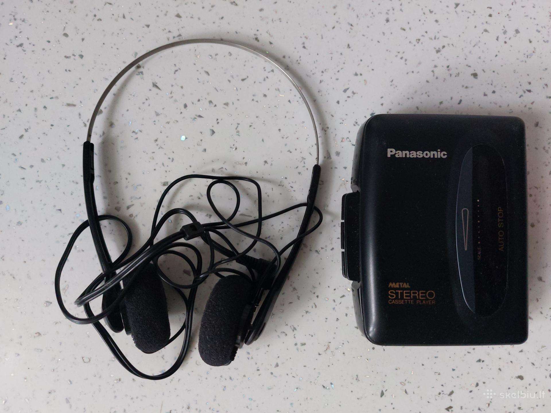 Nešiojamas kasetinis grotuvas Panasonic
