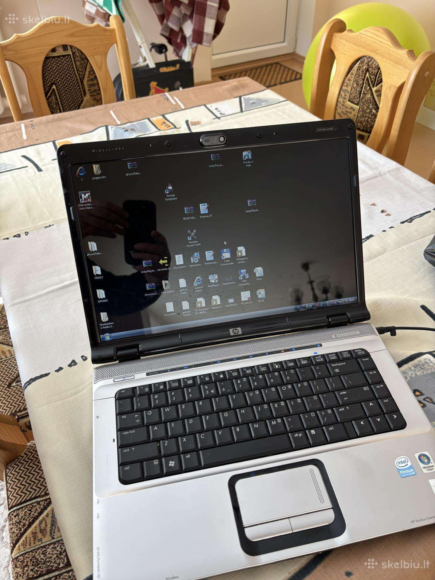 Parduodamas nešiojamas kompiuteris Hp