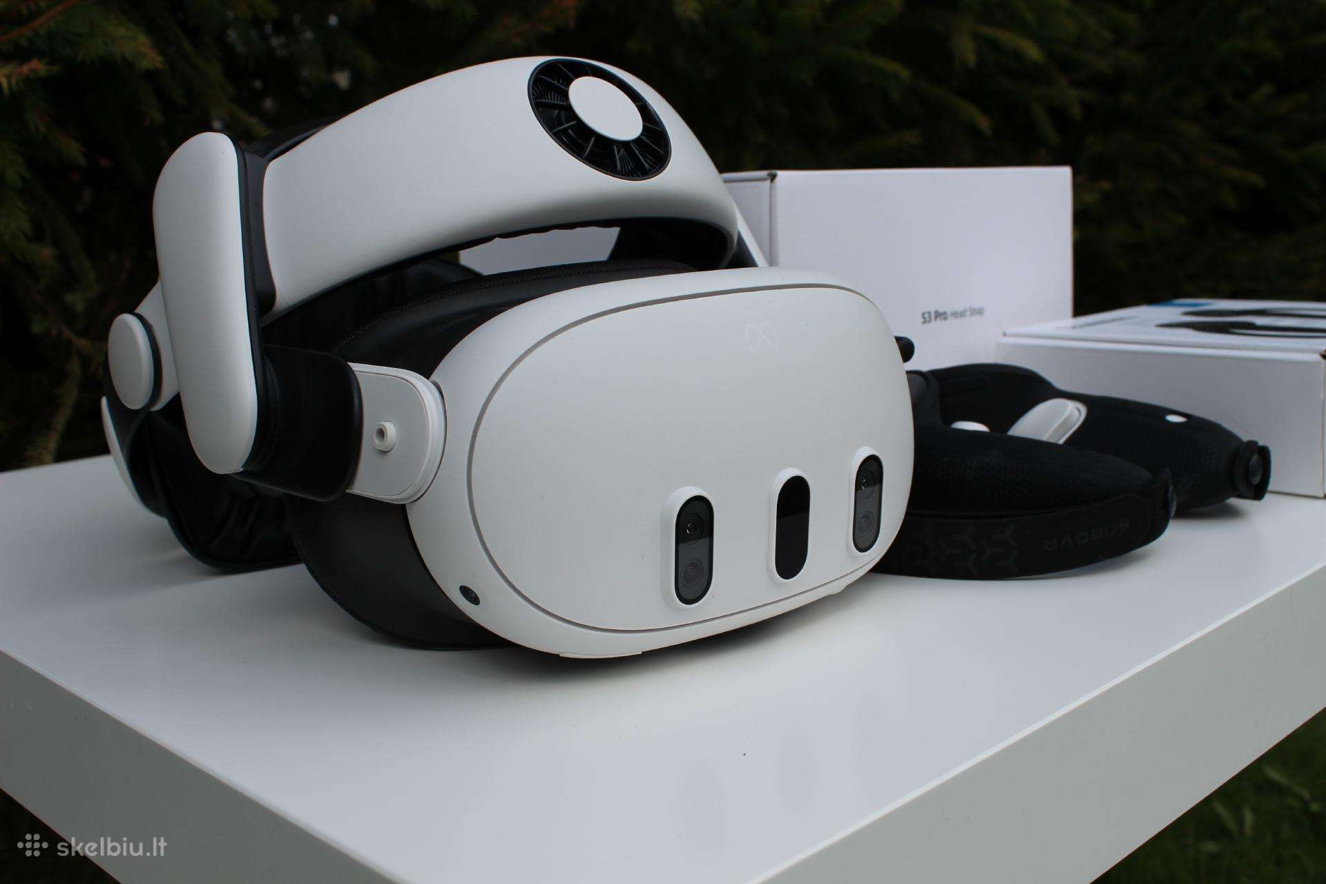 Meta Quest 3 512gb + Bobovr S3 Pro + G3 Grips