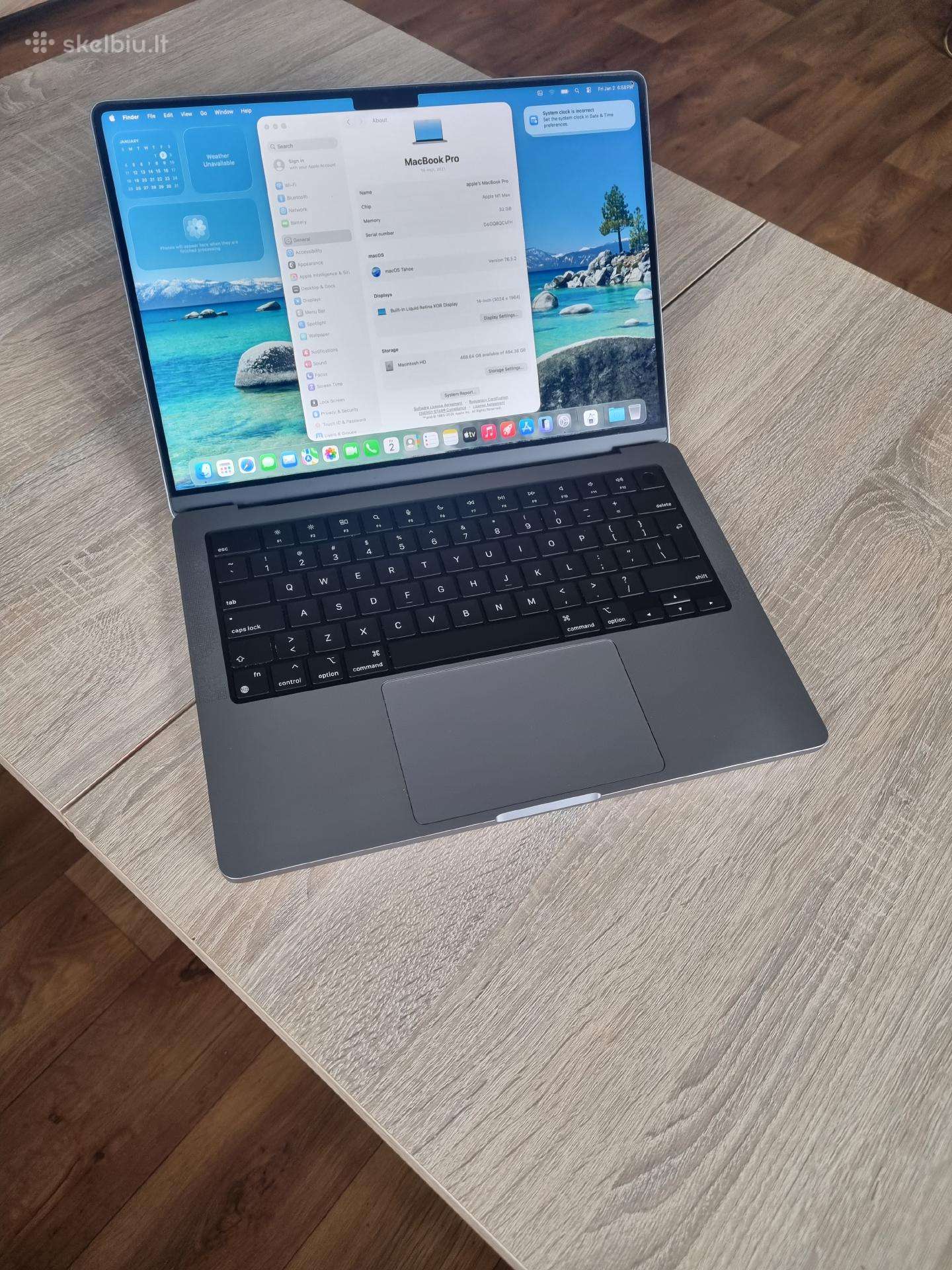 MacBook Pro 14-inch M1 Max 32 512
