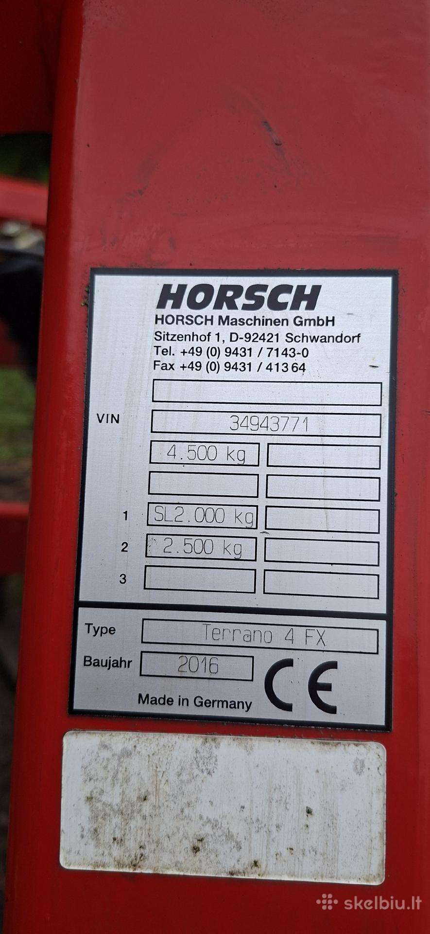 Horsch, скребки, скрубберы