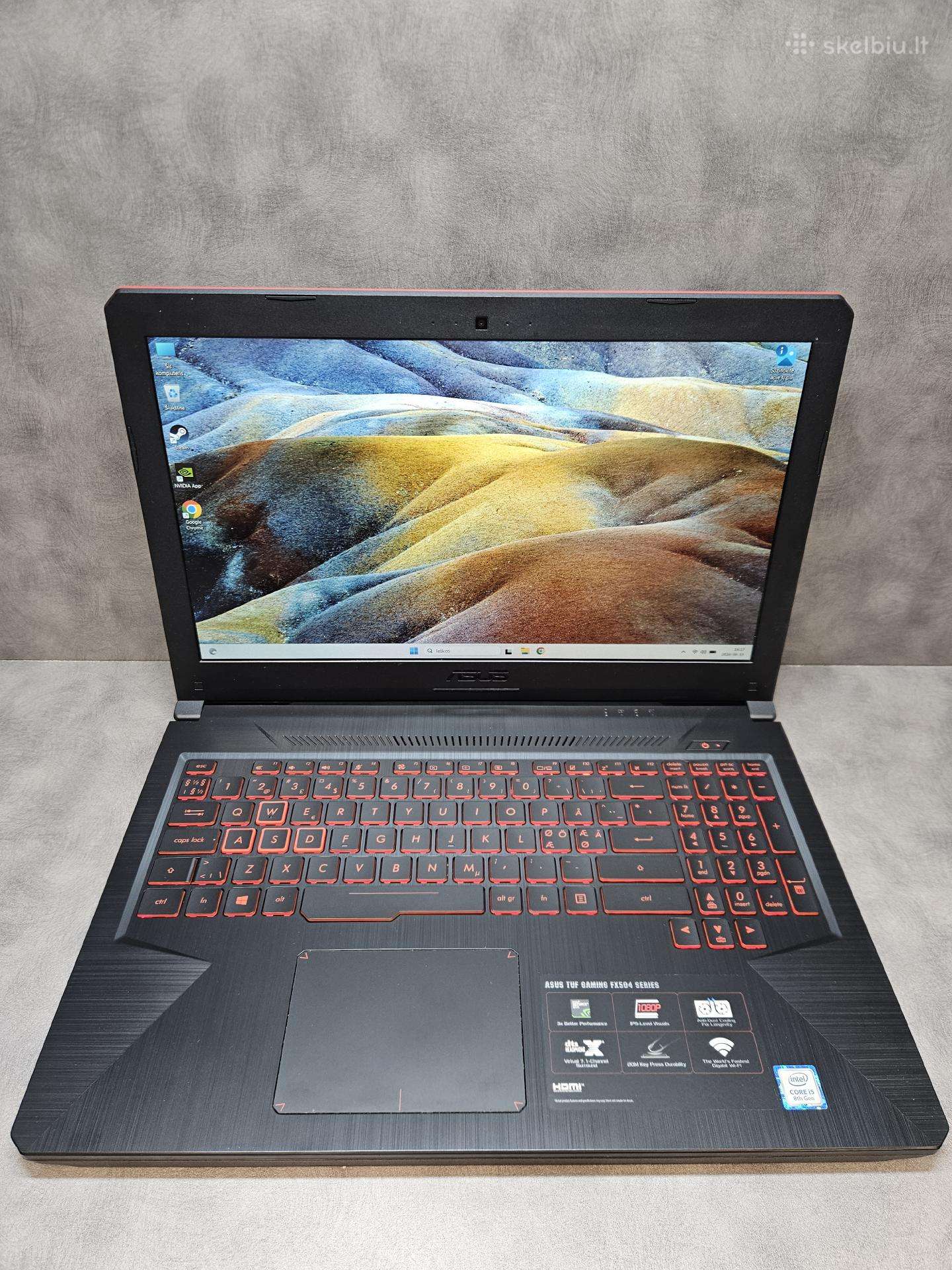 Asus /15.6" Fhd/i5-8300h/16ram/500ssd/gtx 1060