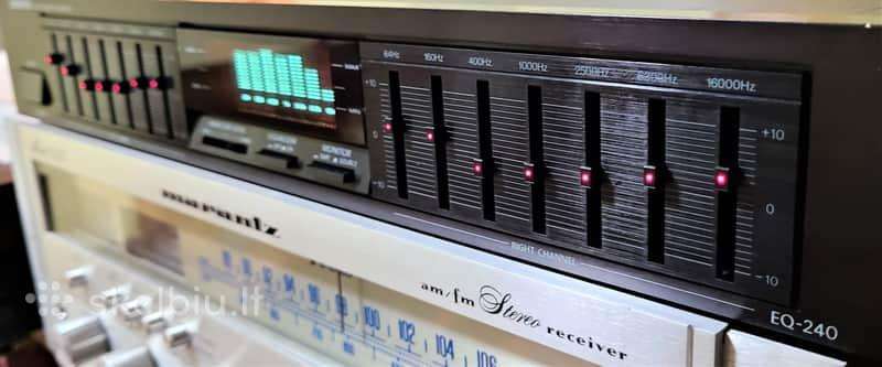 Ekvalaizeris Onkyo Eq-240, Luxman G-120a Technics