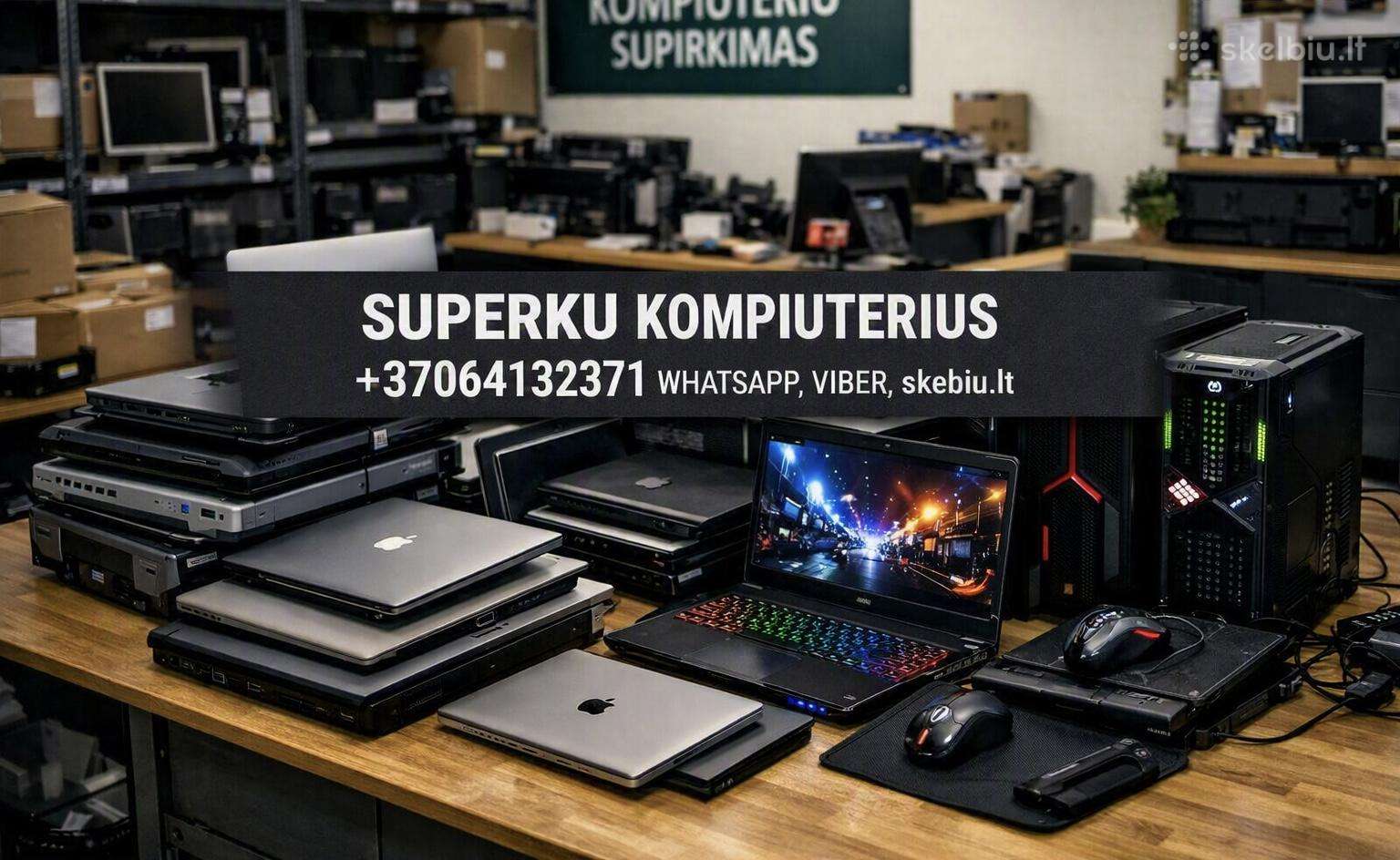 Skubiai Ir Brangiai superkame Kompiuterius