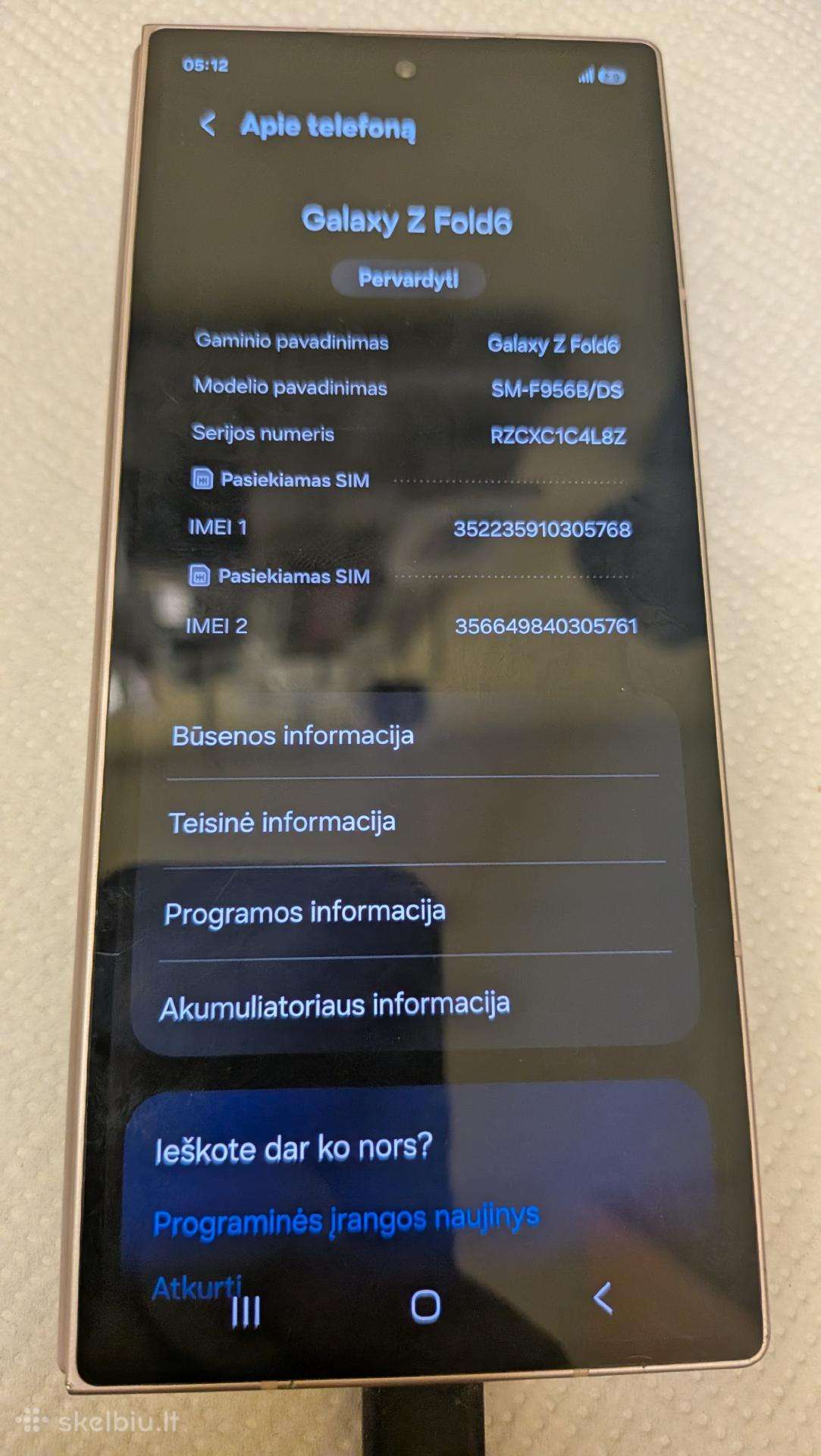 Samsung zfold 6