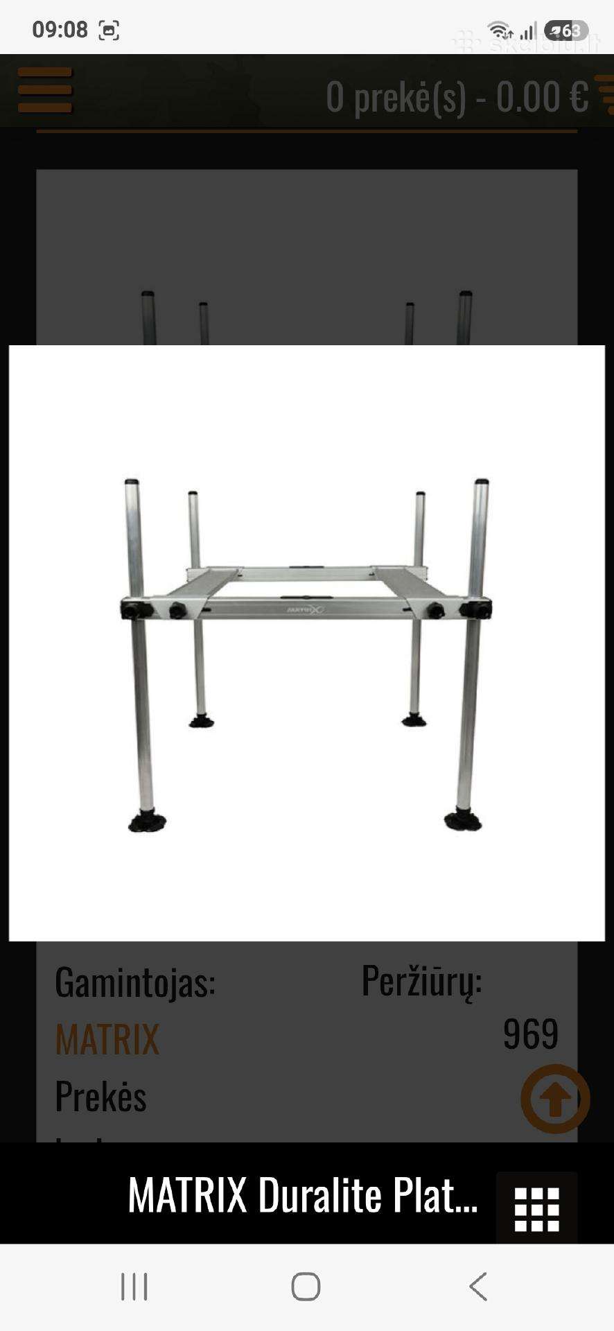 Matrix Duralite Platform mkii(pedanas)(200 eur.)