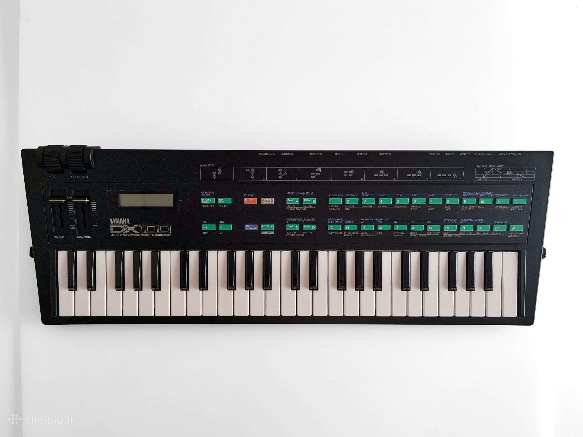 Yamaha Dx100 – Fm sintezatorius