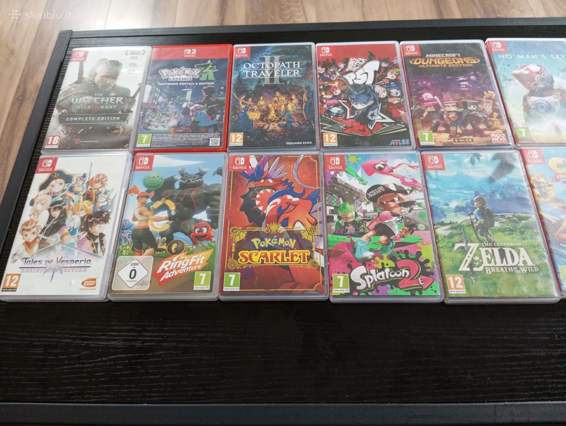 Parduodami Switch žaidimai