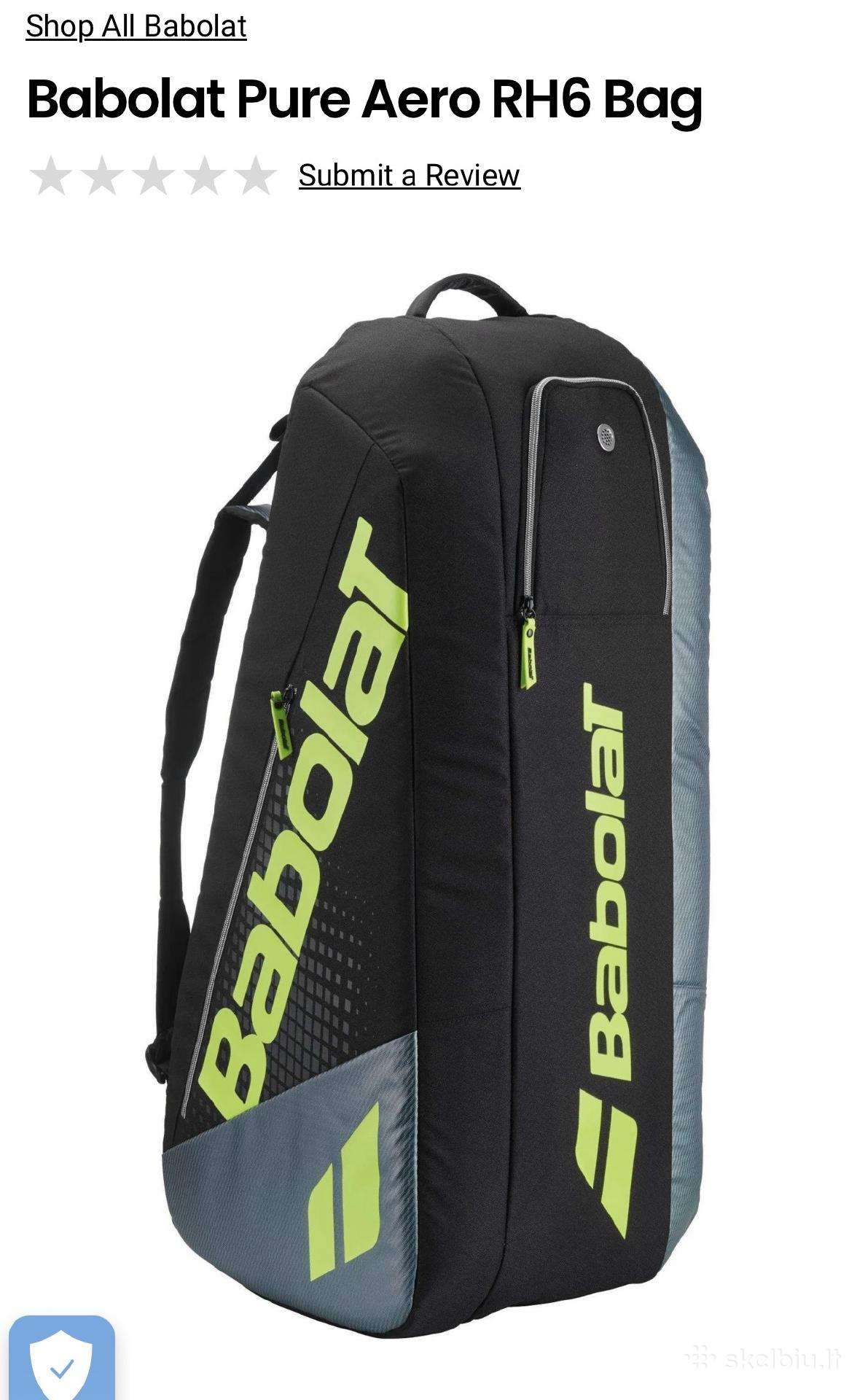 2026 Babolat Pure Aero Rh6 Bag/teniso krepsys