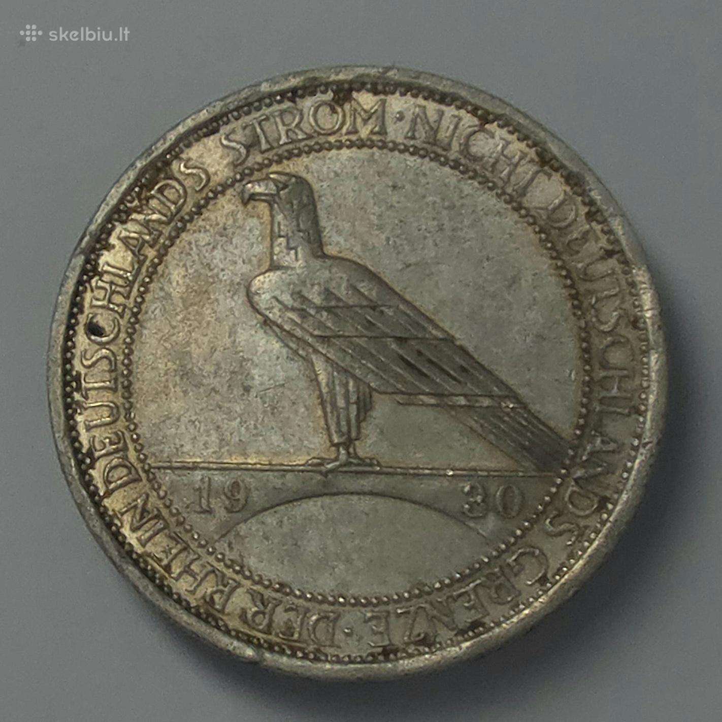 Veimaro respublika 3 Reichsmark 1930 A