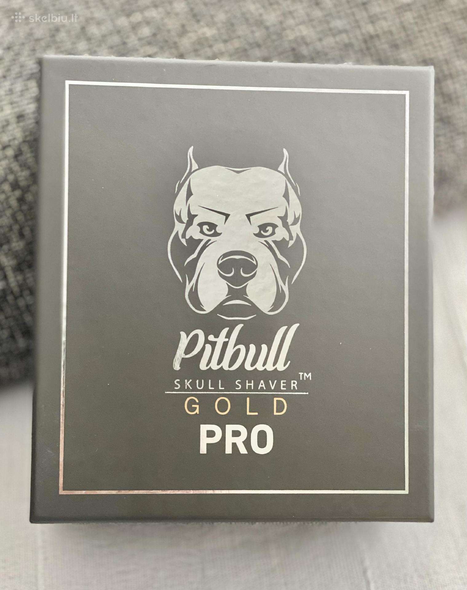 Pitbull Skull Shaver Gold Pro Gx5 Naujas skustuvas