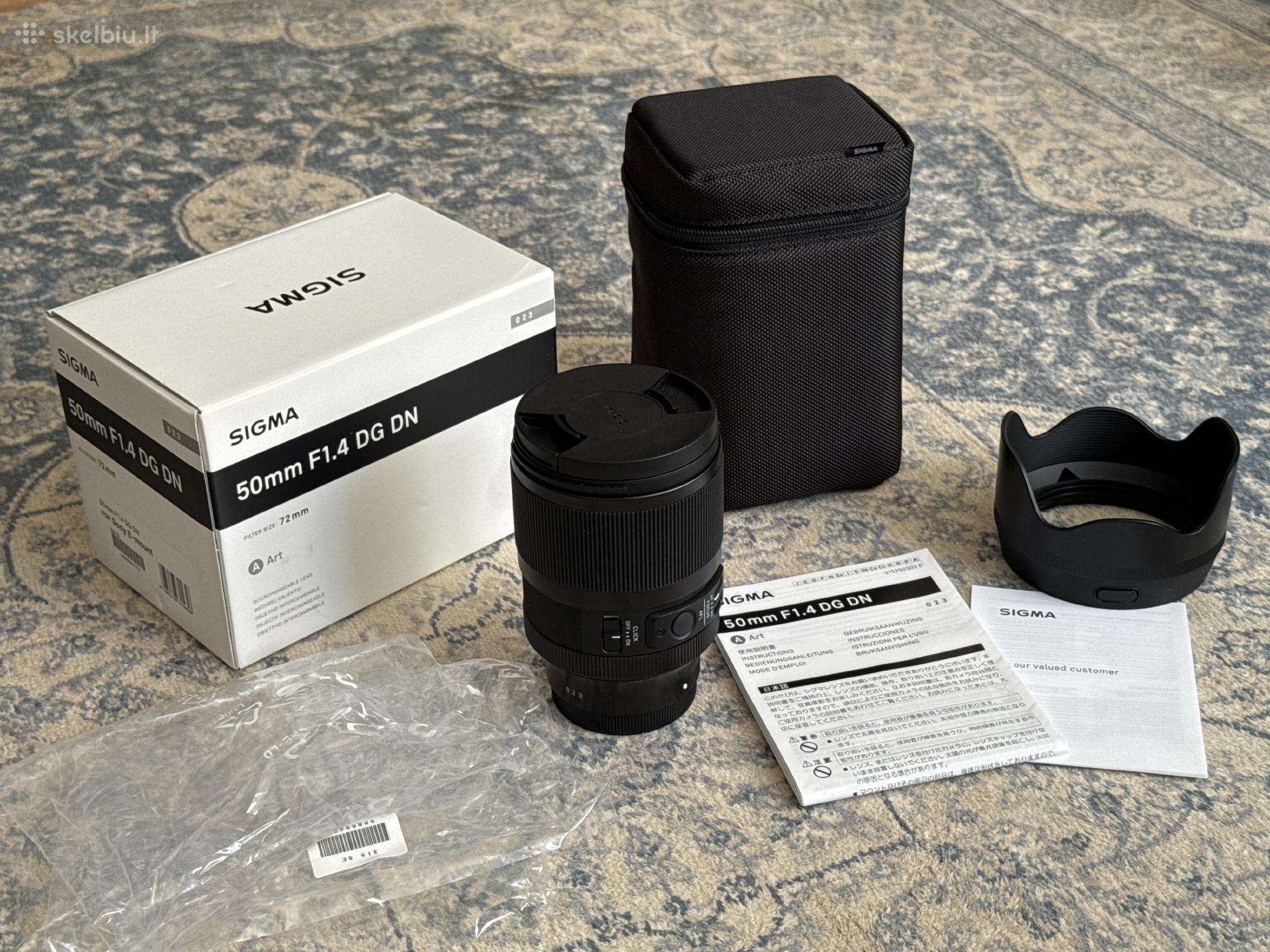 Sigma 50mm f1.4 dg dn art sony e-mount