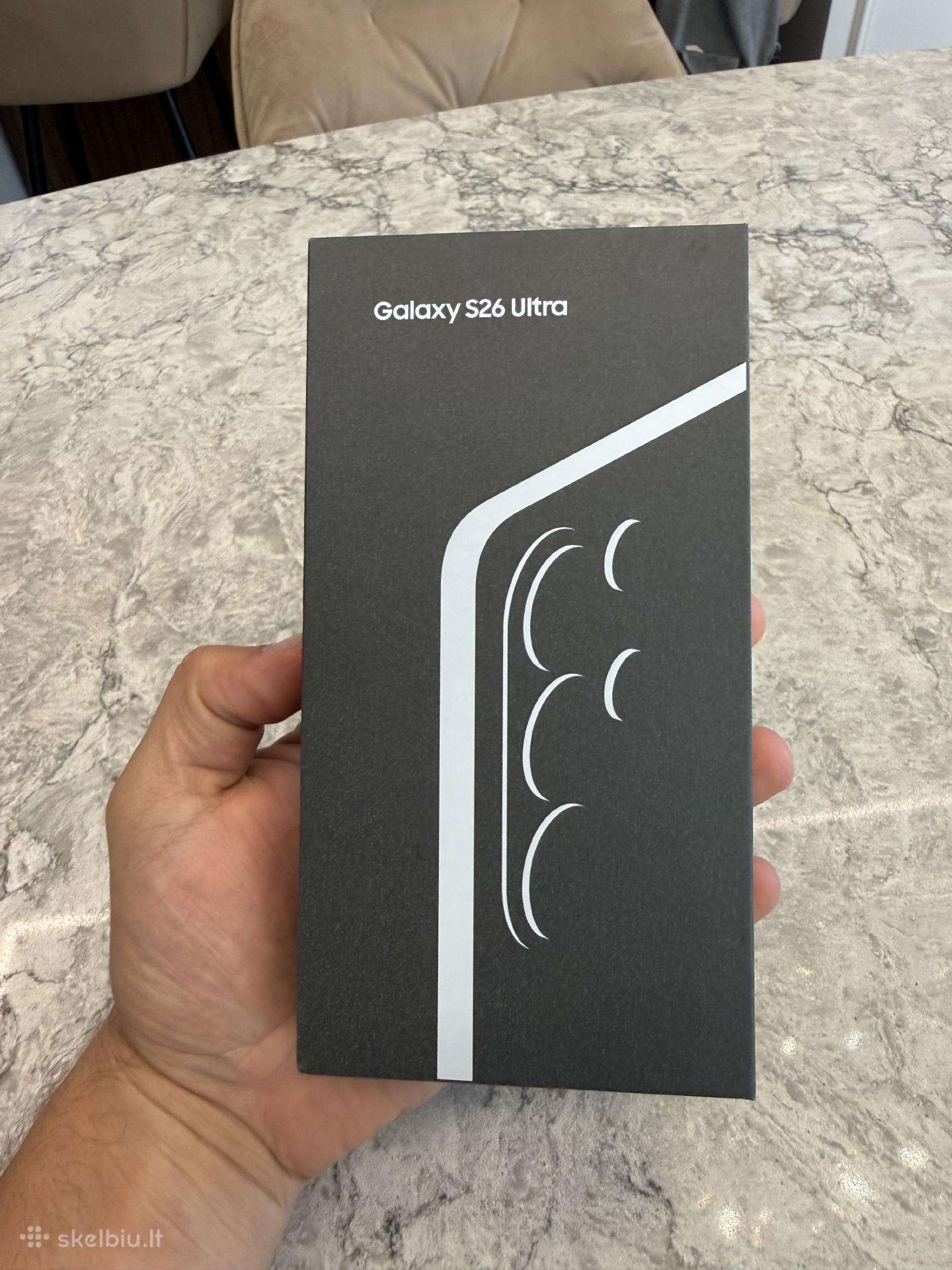 Samsung s26 ultra, 12/256gb naujas