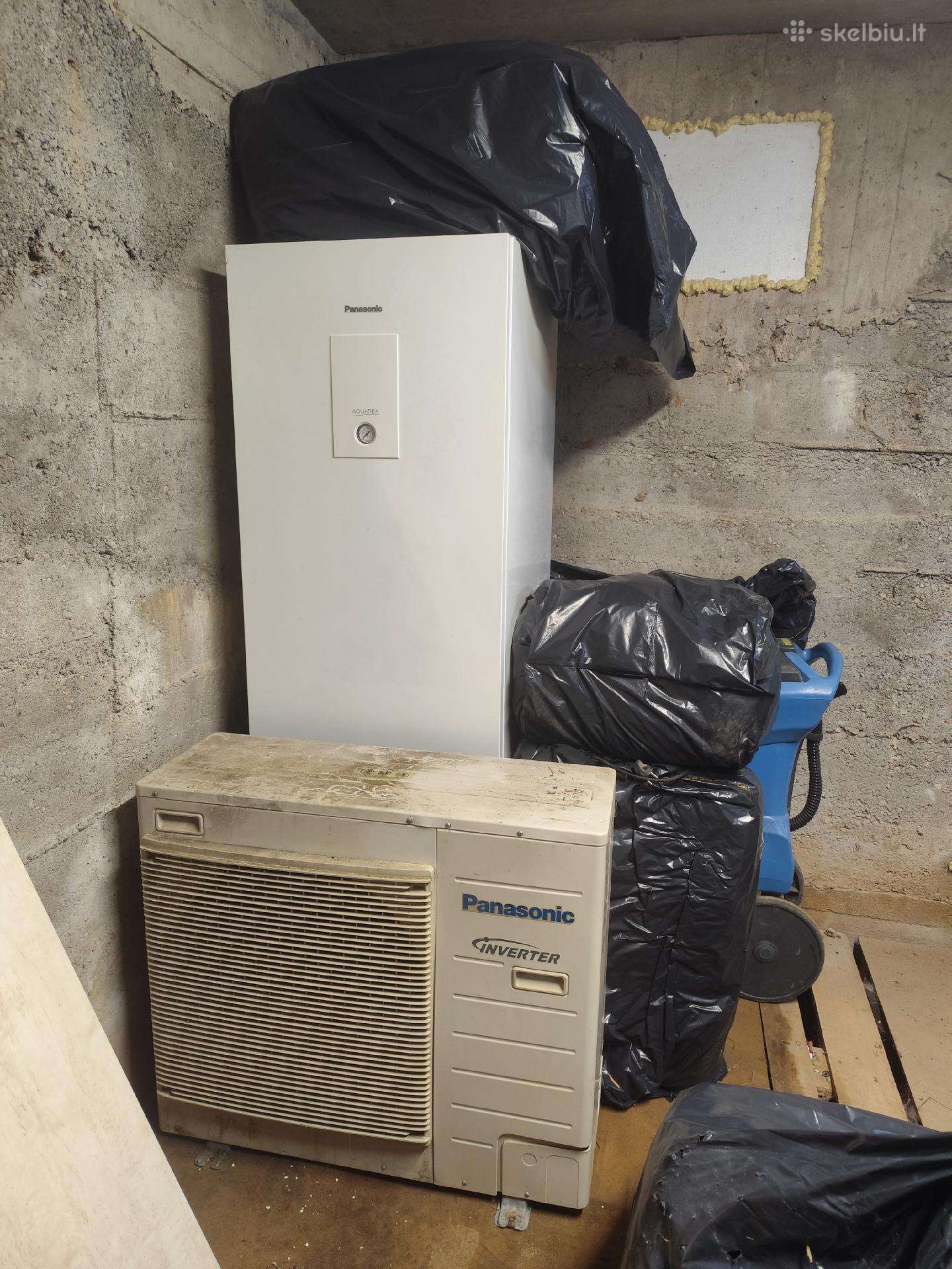 Šilumos siurblys oras vanduo 8kw 1300eur