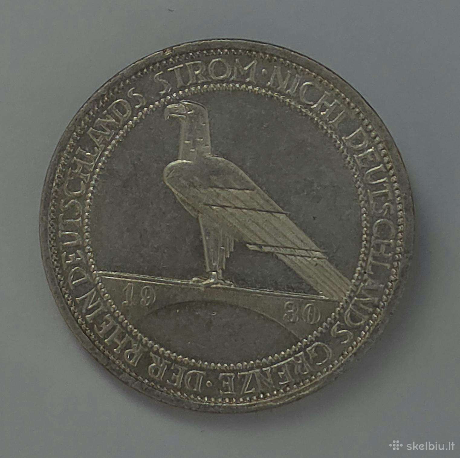 Veimaro respublika 3 Reichsmark 1930 A