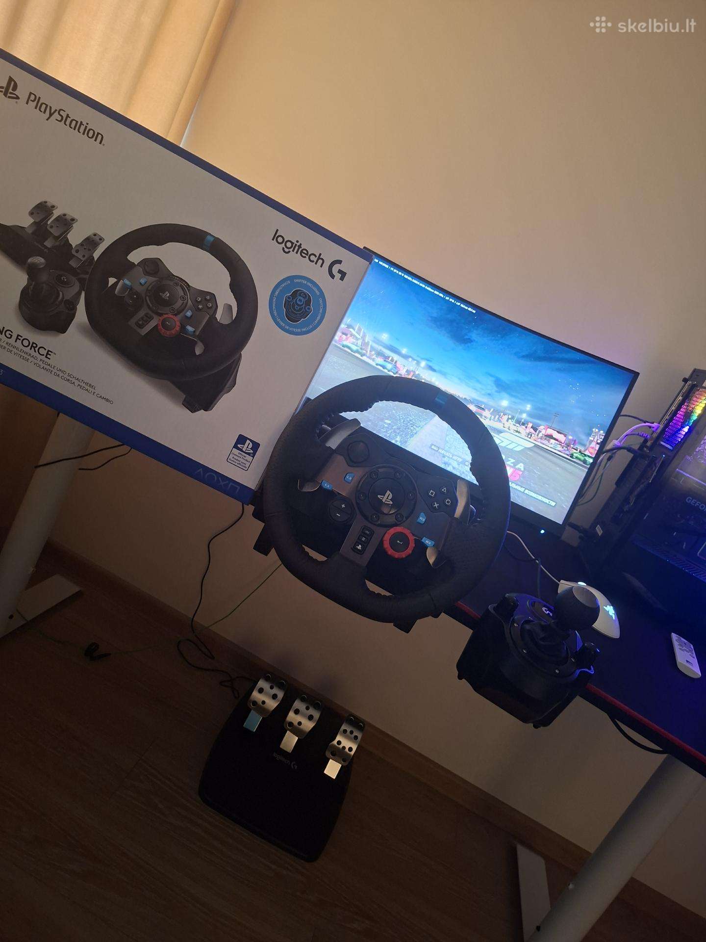 Savaite naudotas vairas Logitech g29 se