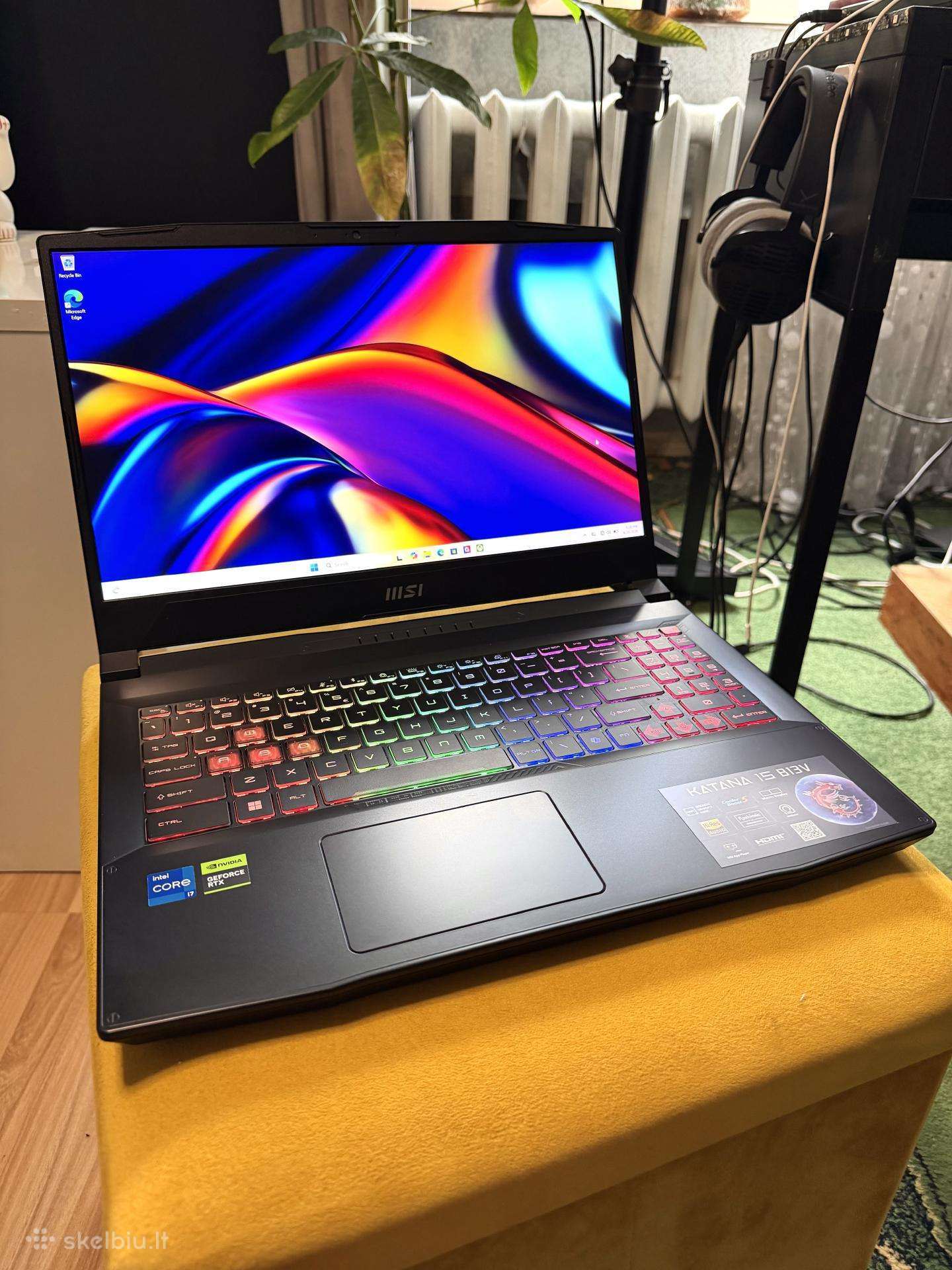 Galingas Msi Katana nešiojamas kompiuteris