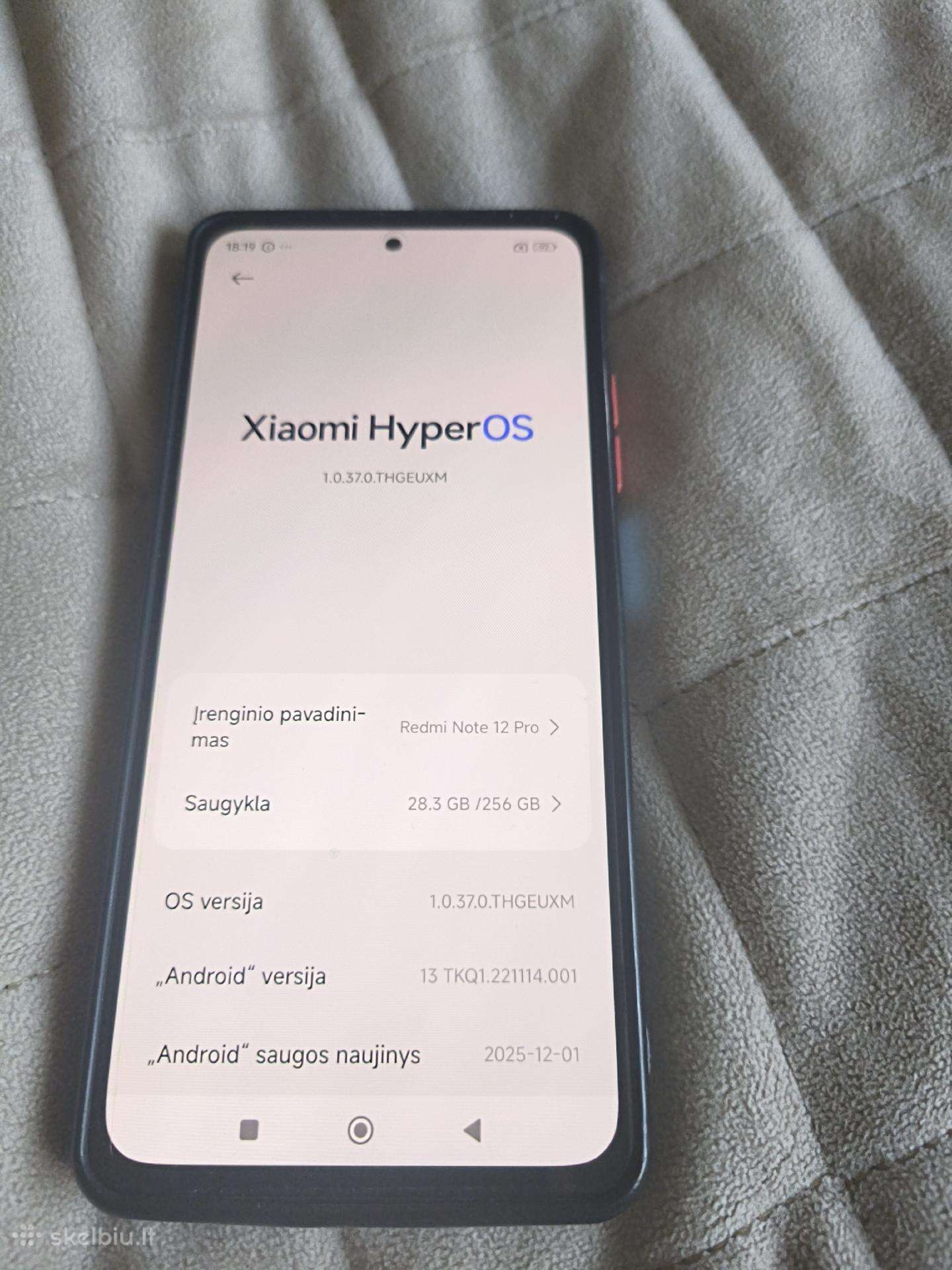 Redmi note 12 pro 256 GB,8 RAM