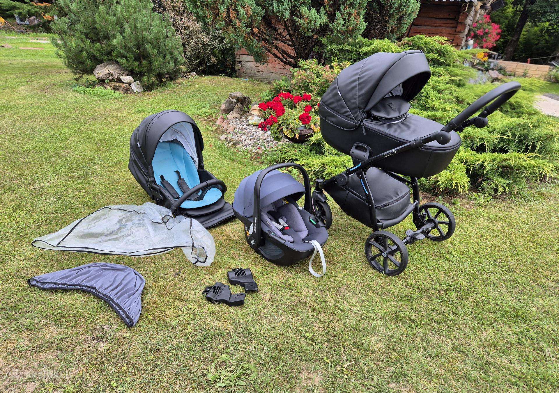Tutis Uno3+ 2in1 ir Maxi Cosi Pebble 360