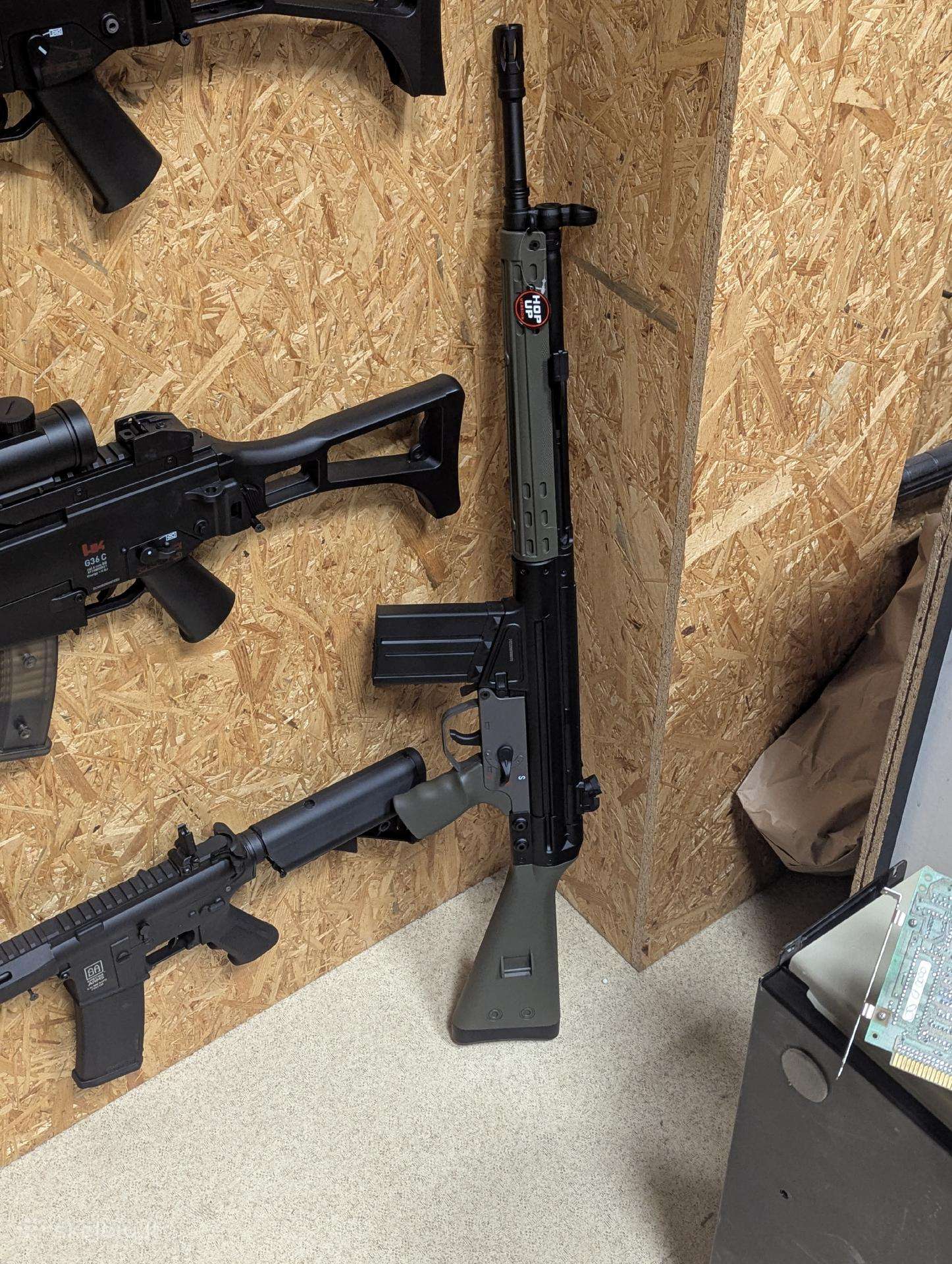 Airsoft G3/ak4 irklas Šauliams treniruotis