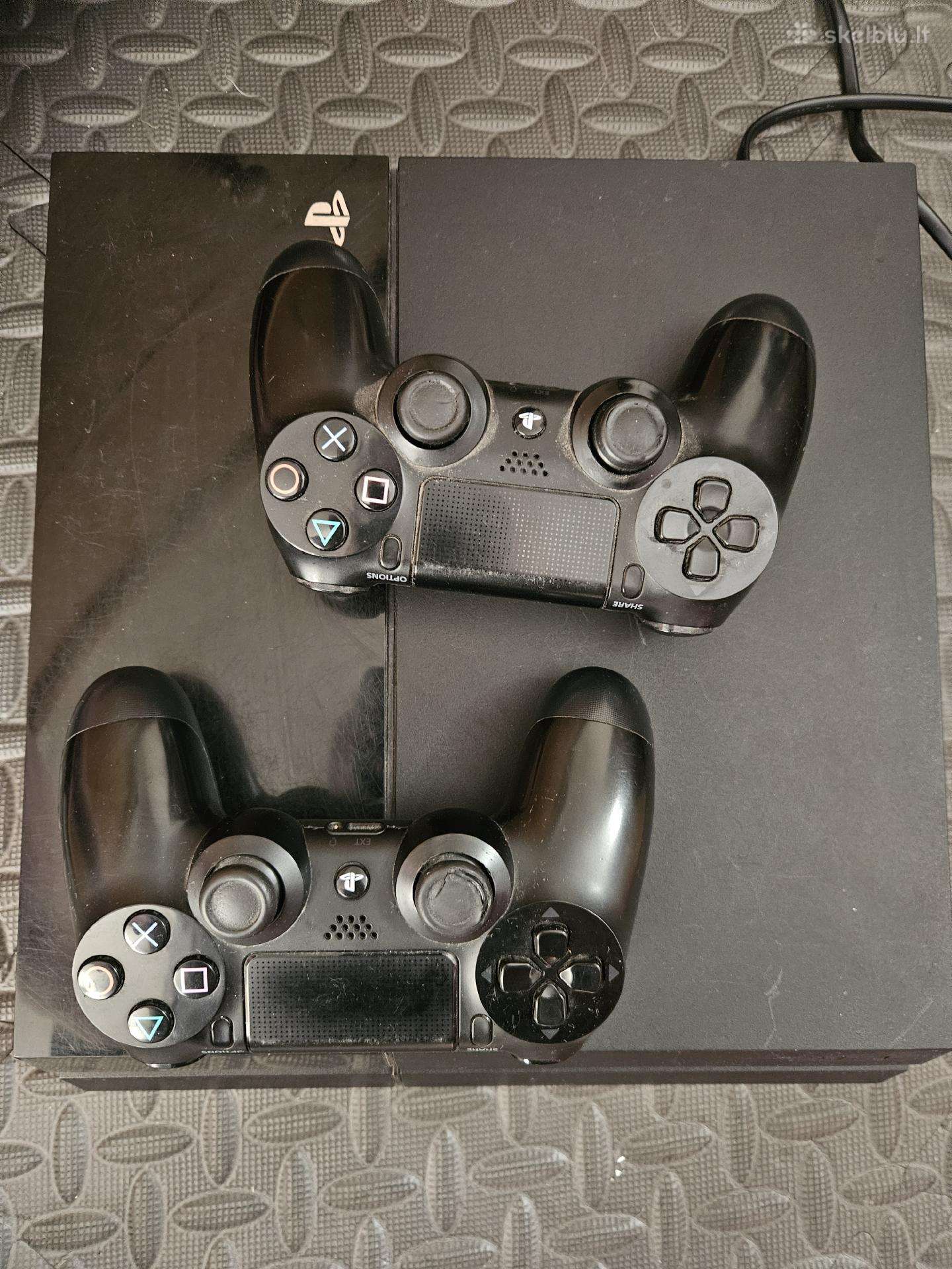 Ps4 phat 500gb su 2 pulteliais