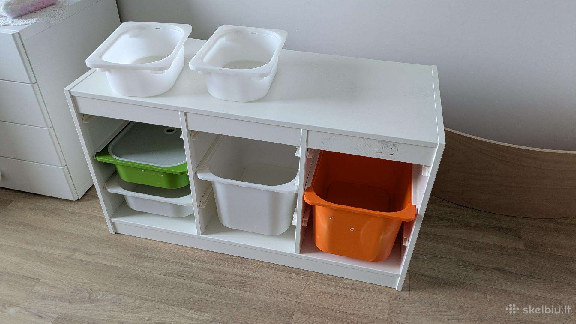 Ikea Trofast lentyna su daiktadėžėmis