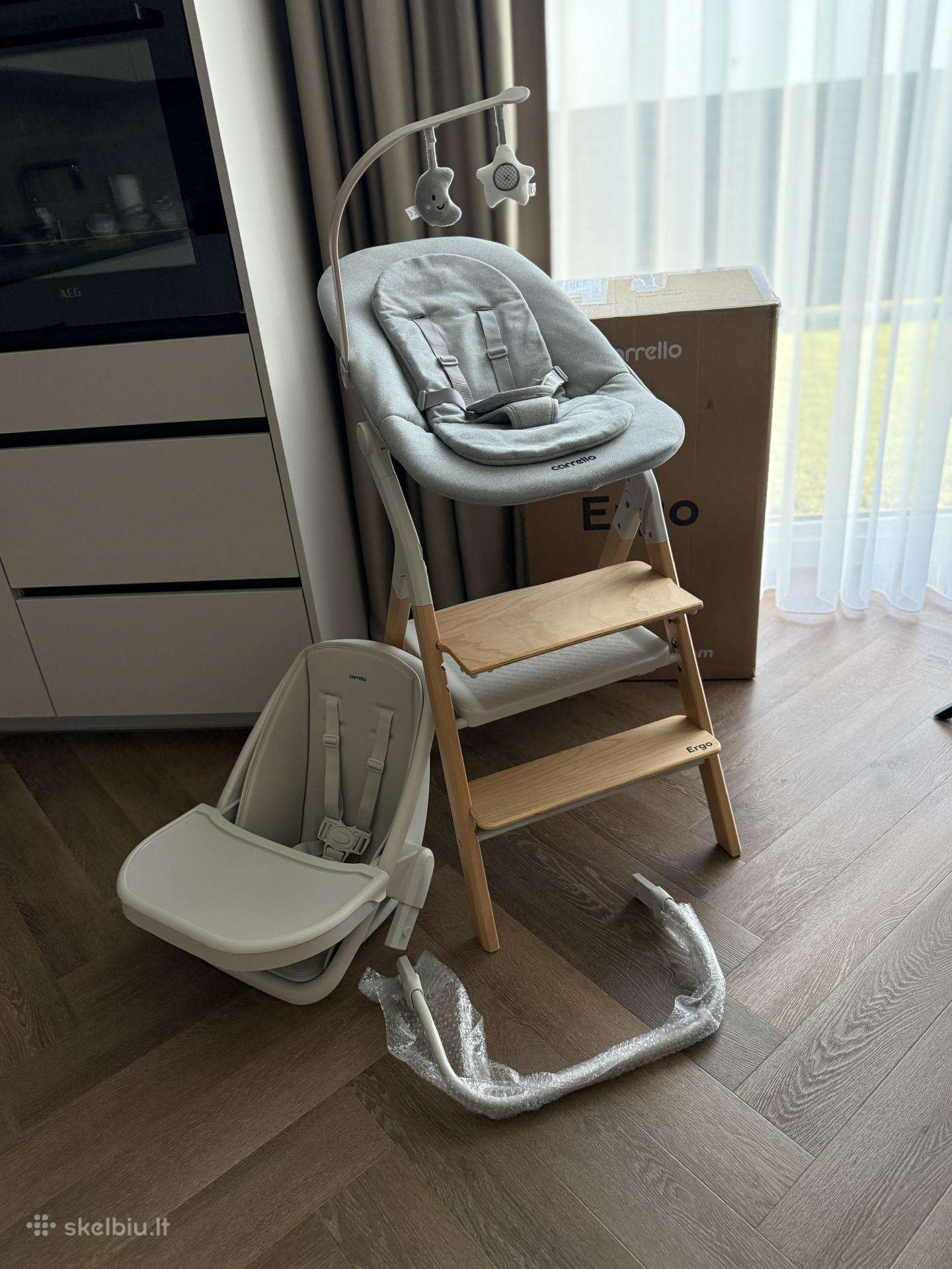 Carrello Ergo 4in1 maitinimo kėdutė