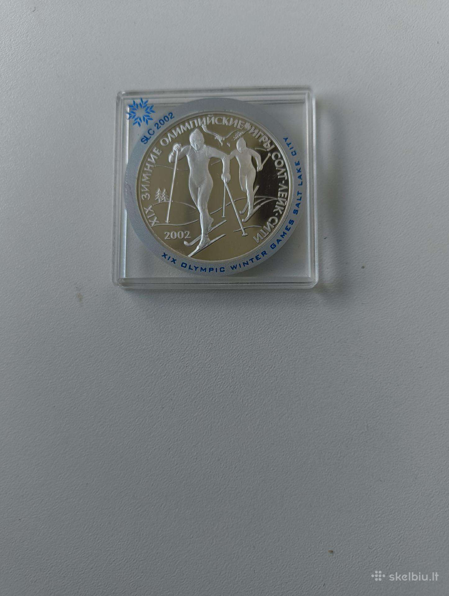 Moneta 3 rub Sidabras Unc Originalas Rusija. Žr.f