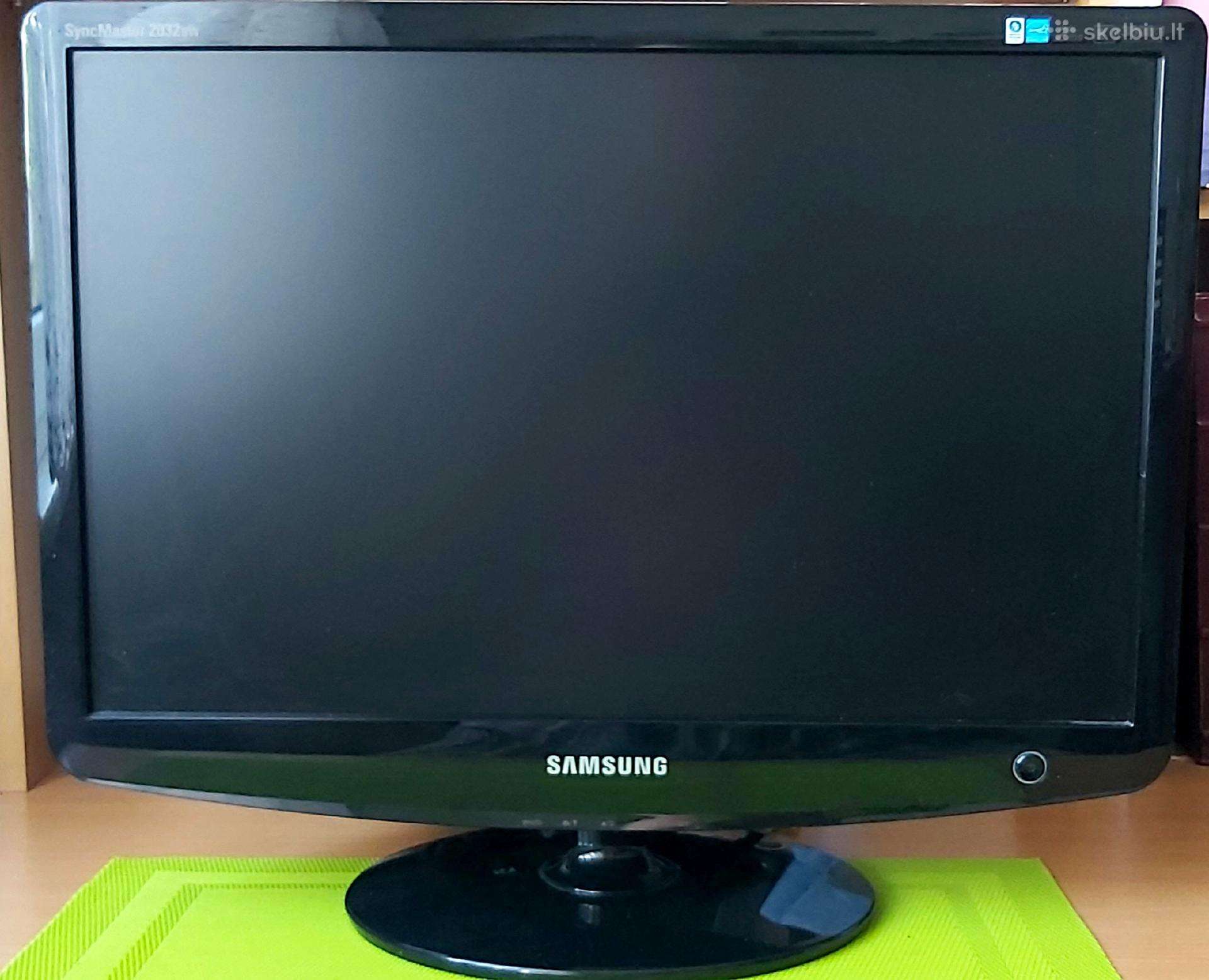 Samsung Syncmaster 2032bw 20" LCD monitorius